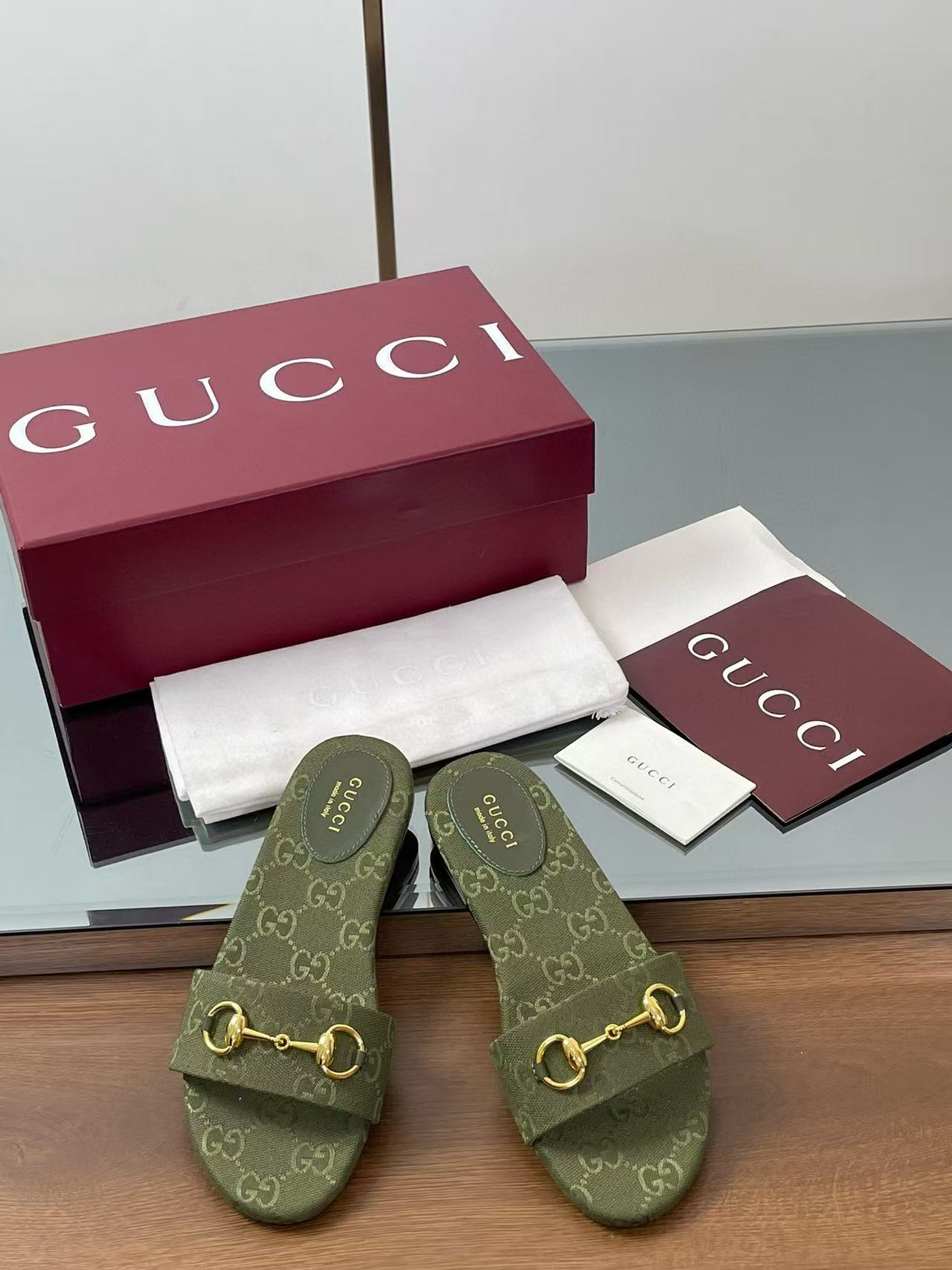 UA Gucci slide sandal with Horsebit