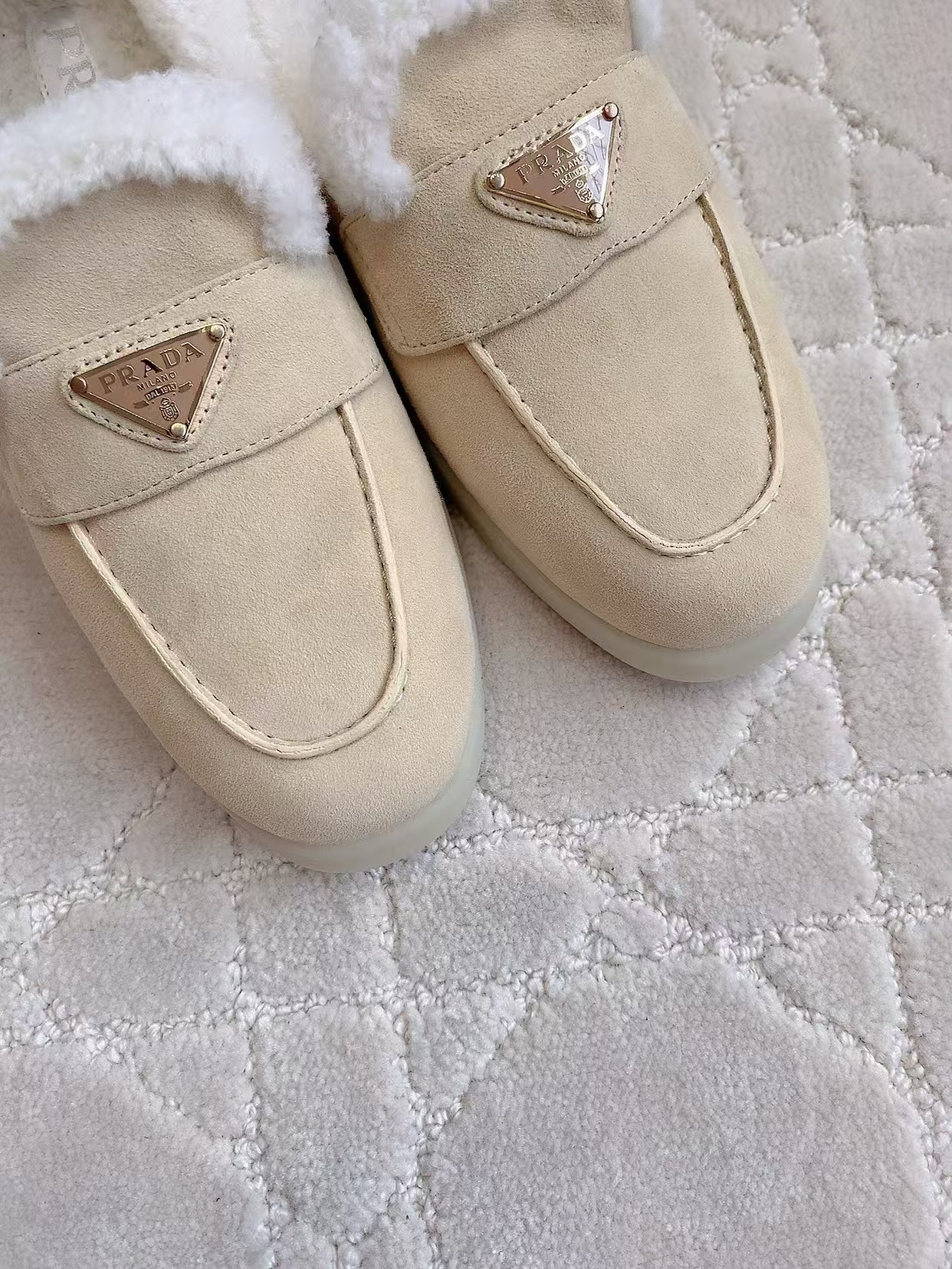 UA Prada Suede Slides