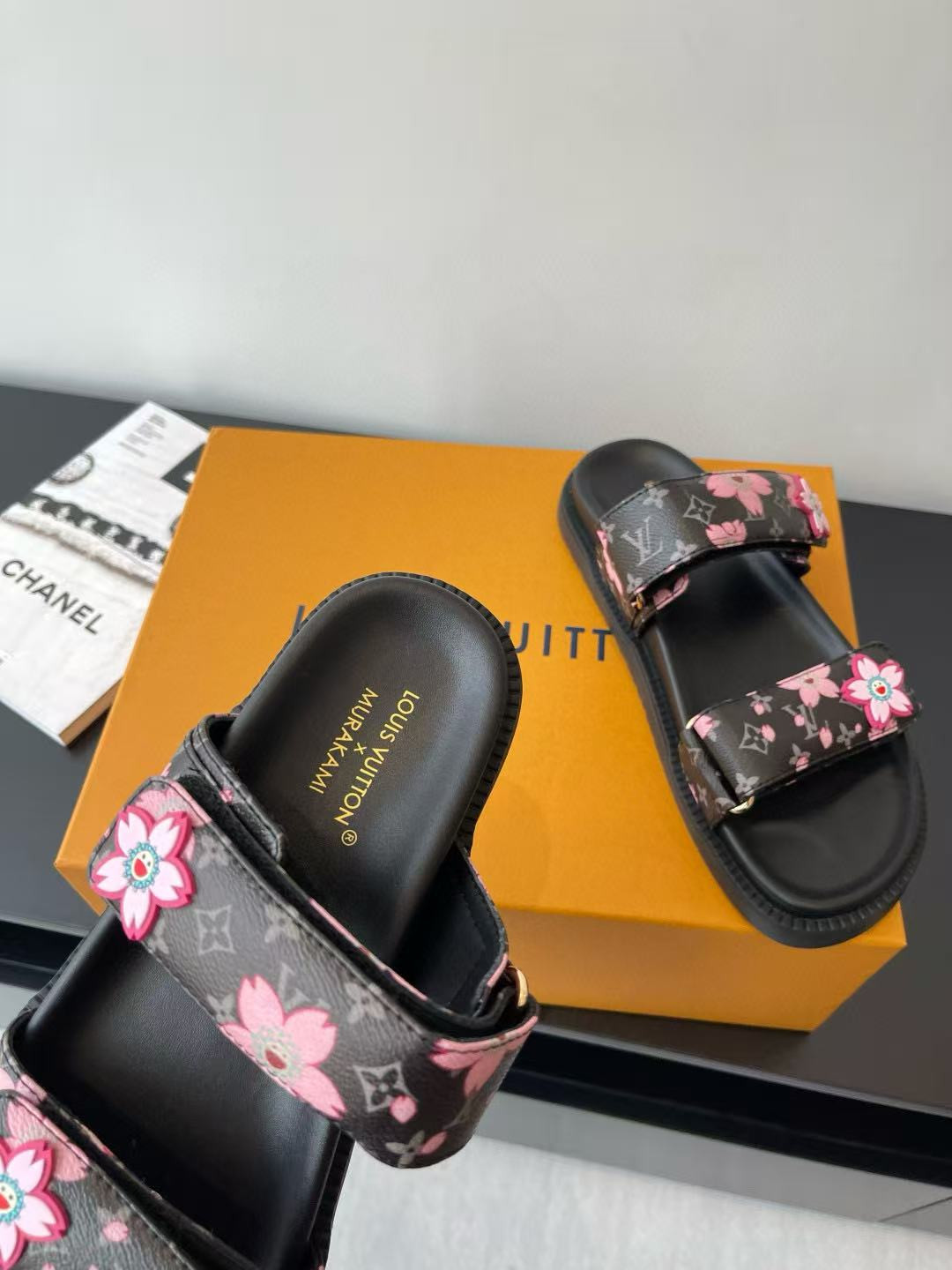UA LV x TM LV Sunset Flat Comfort Mule