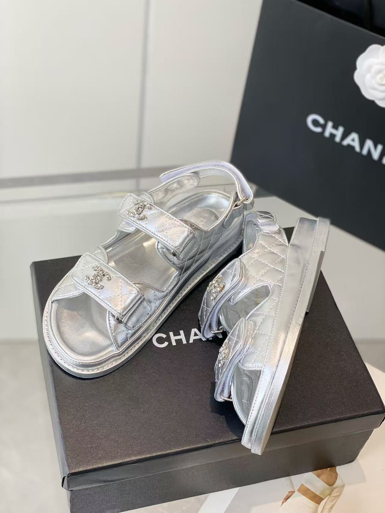 UA Chanel Sandals