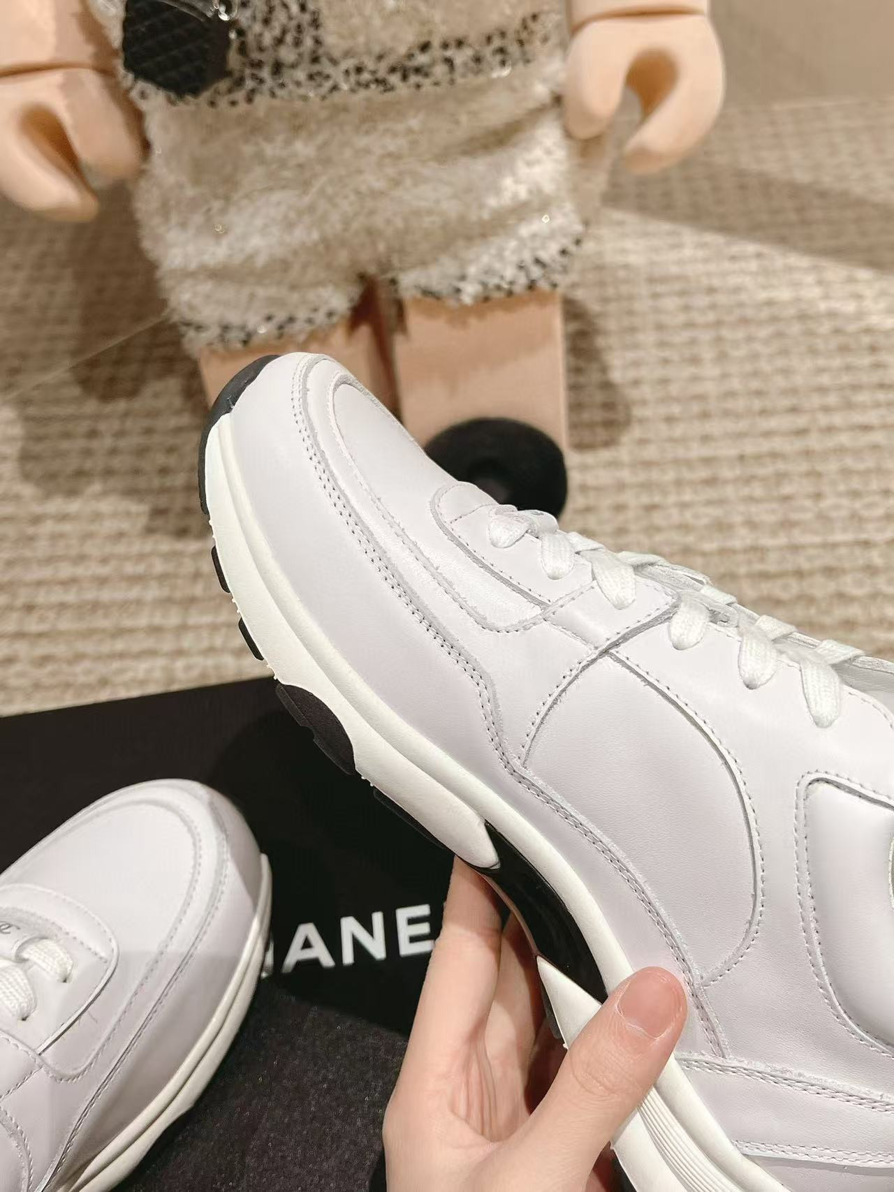 UA CHANEL SNEAKERS Fabric