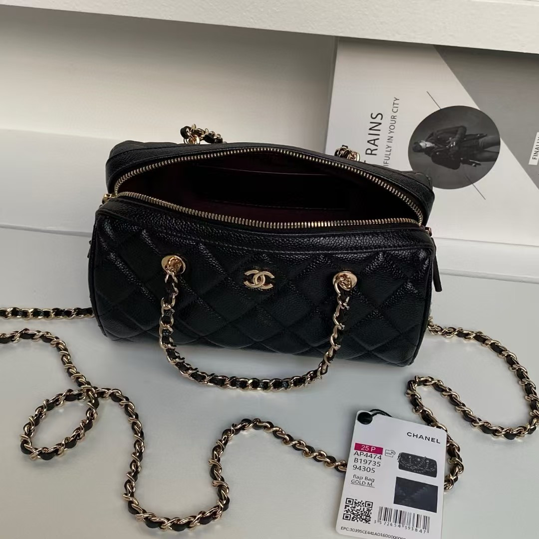 Chanel 25P Caviar Microchip Ap4515 11.5×18.5×11cm