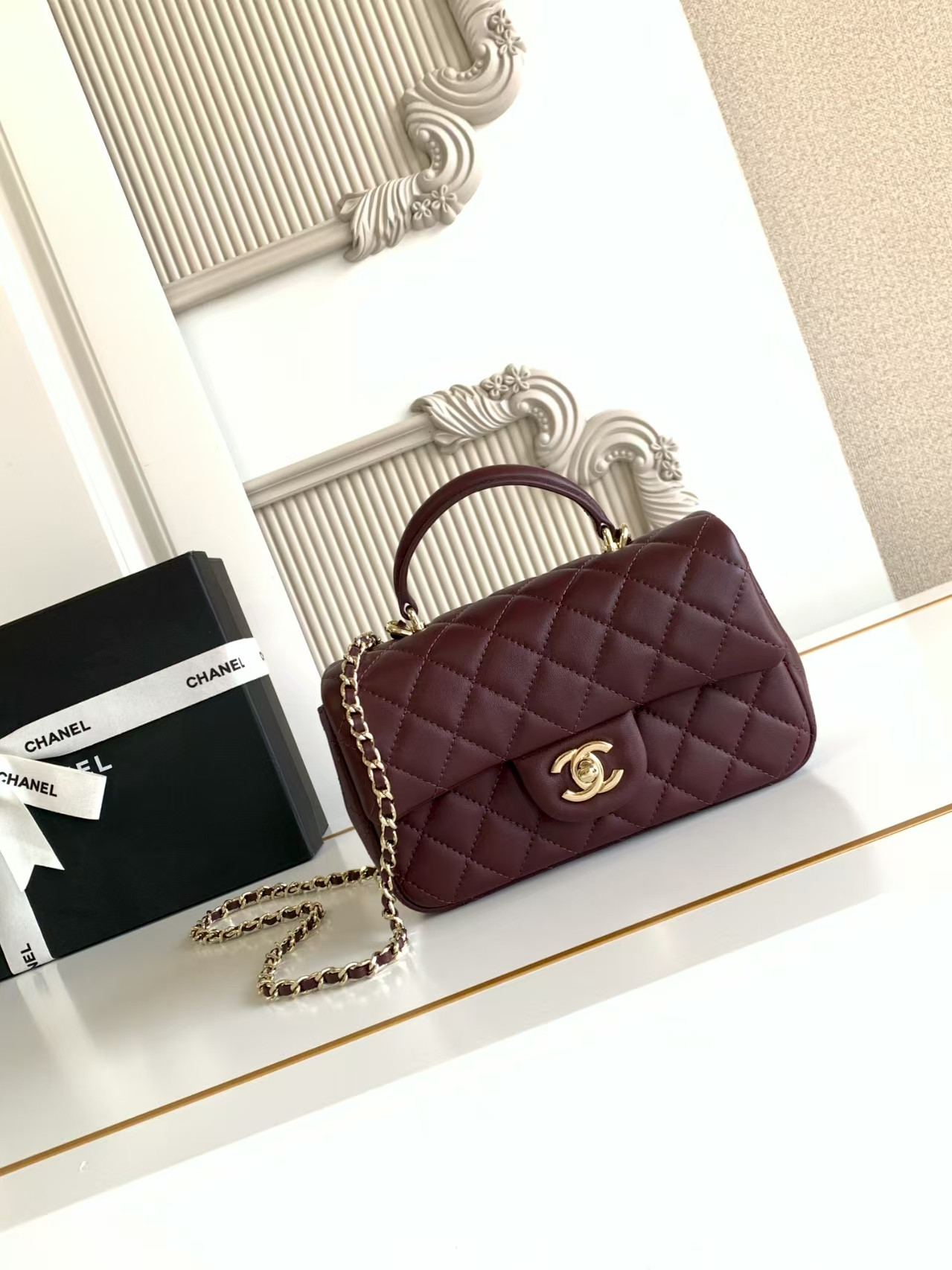 CHANEL Mini CF handle 20x12x6cm