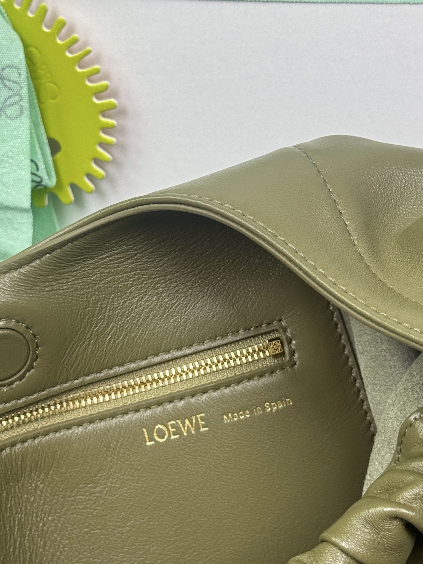 LOEWE Medium Squeeze bag in mellow nappa lambskin 34x33x13.5cm