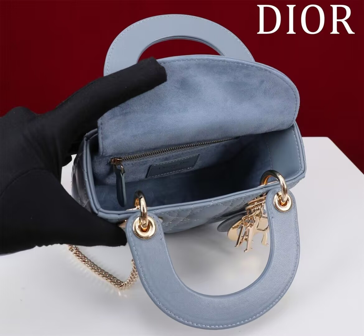 Dior Micro Lady Bag 12x10x5cm