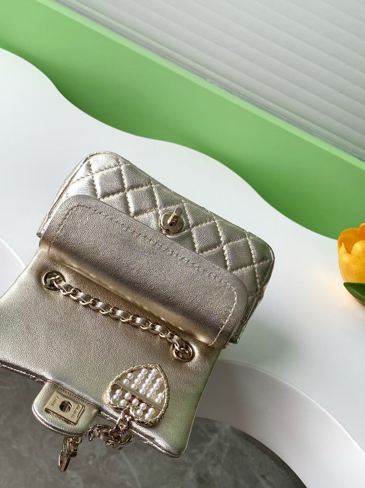 Chanel Classic Mini Bag with Hook 8x12.5x5cm