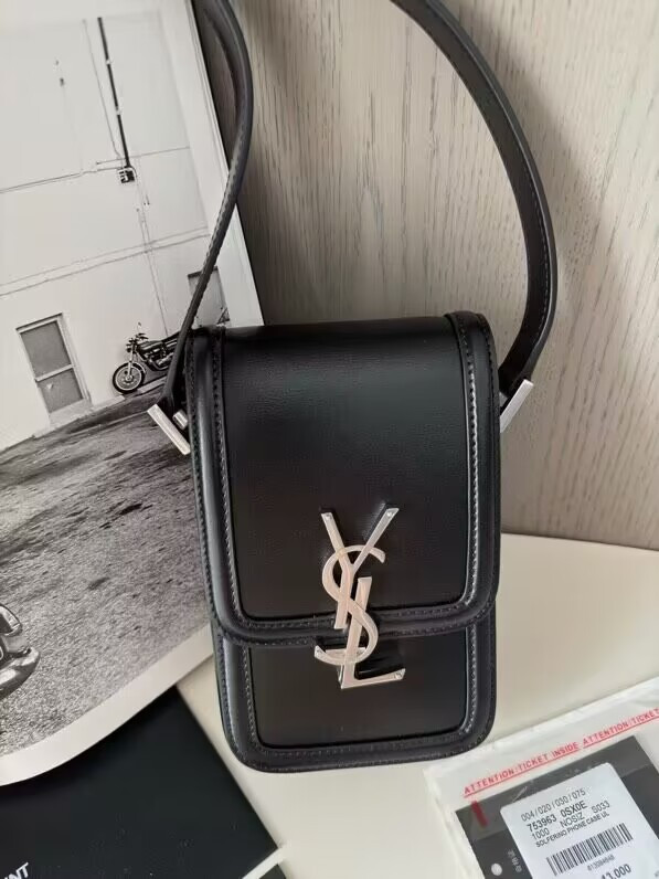 YSL SOLFERINO MINI BAG IN SMOOTH LEATHER 18 X 11 X 5 CM