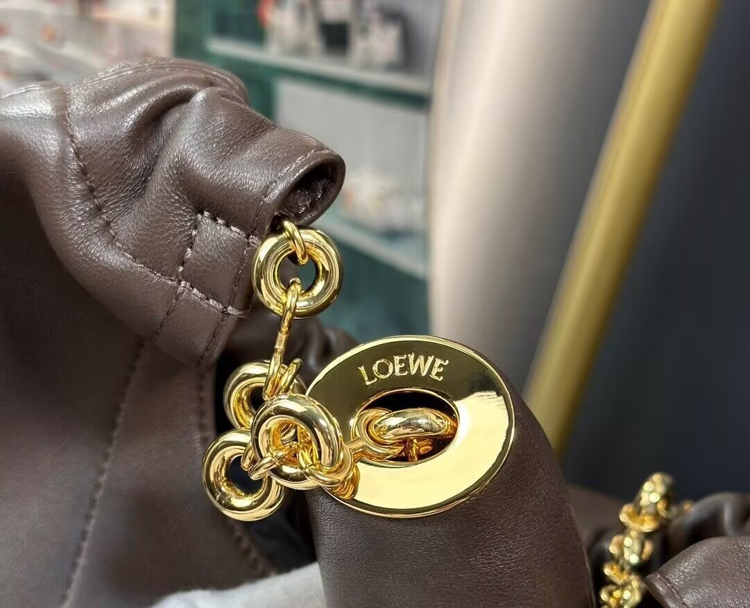 LOEWE Small Squeeze bag in mellow nappa lambskin 29x10.5x24cm