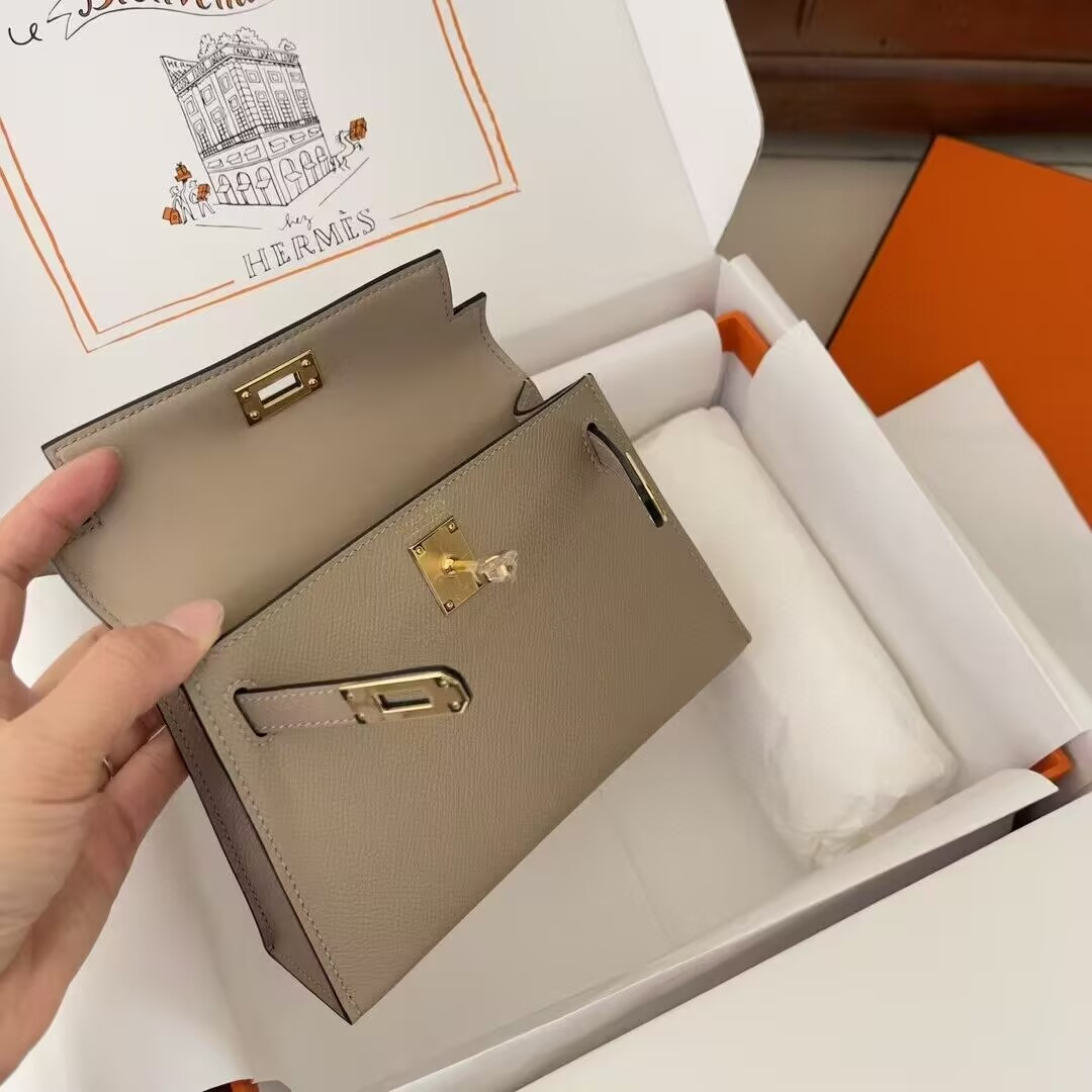 Hermes Epsom Handmade Kelly Mini 19