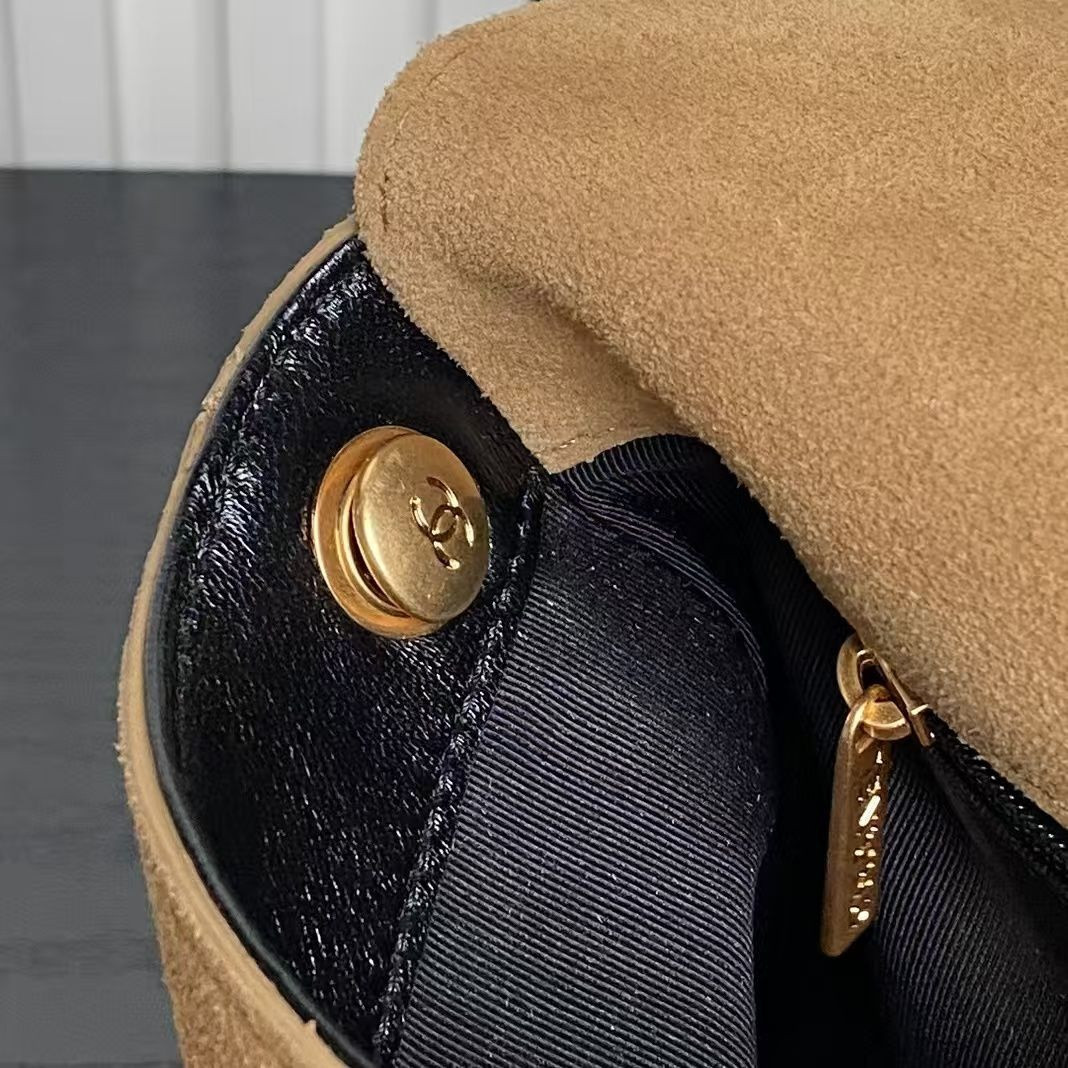 Chanel Large Flap Bag with Top Handle AS5637 18x29x8cm