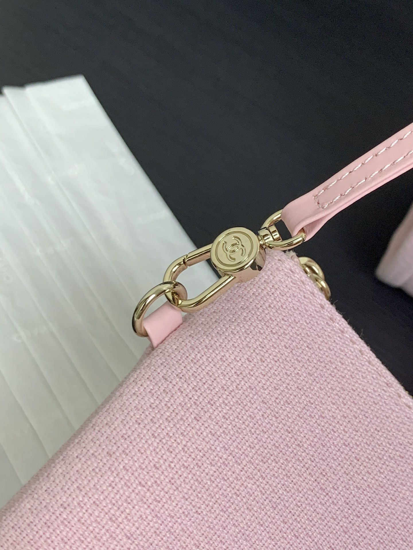 Chanel Deauville Tote Shopping Bag 39x13x22cm