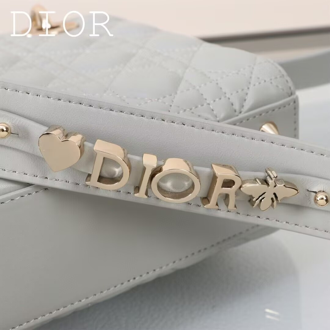 Small Lady Dior My ABCDior Bag 20 x 17 x 8 CM