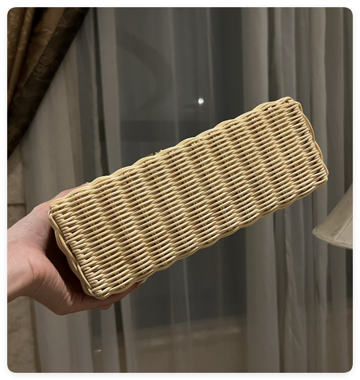 Loro Piana Extra Pocket L27 Wicker Bag 27 x 10 x 16cm