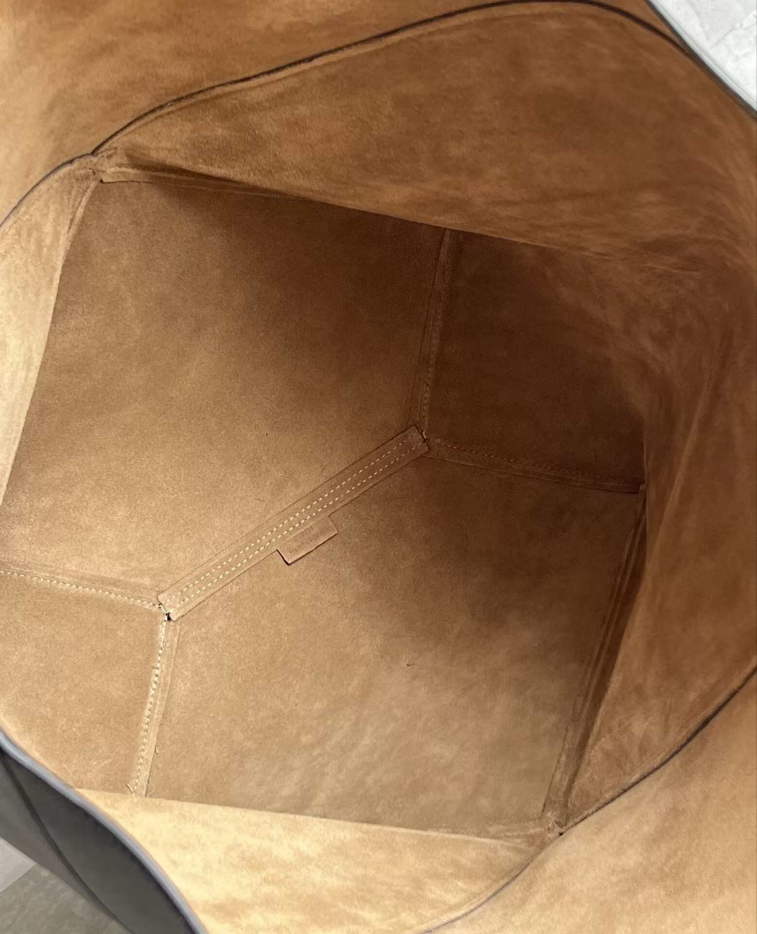 LOEWE Extra large Puzzle Fold tote in shiny calfskin 42X41X18 cm