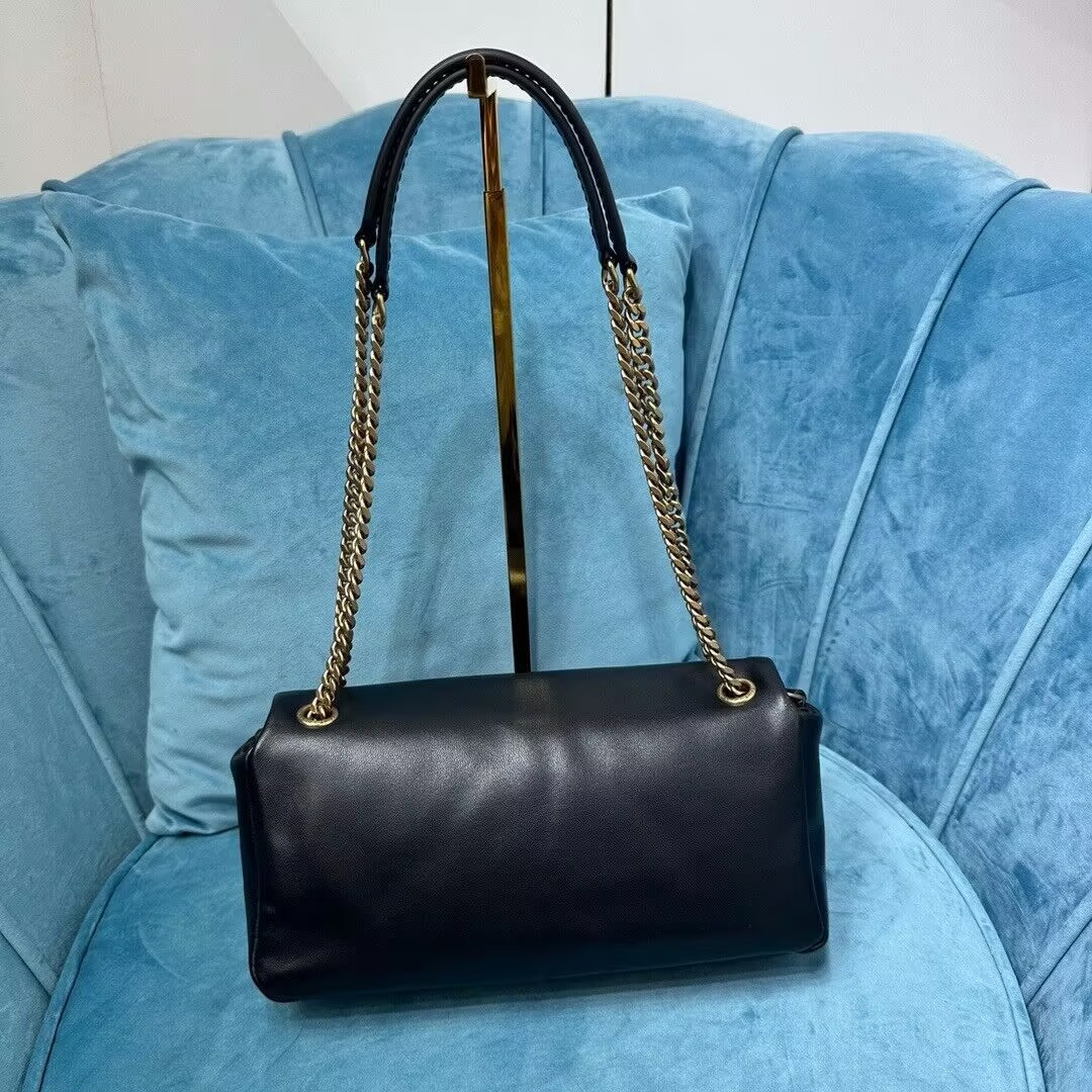 YSL Calypso small in plunged lambskin 26x14x7cm