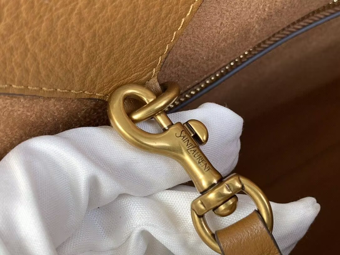 YSL Y Tote In Canvas And Leather 37×32×7cm