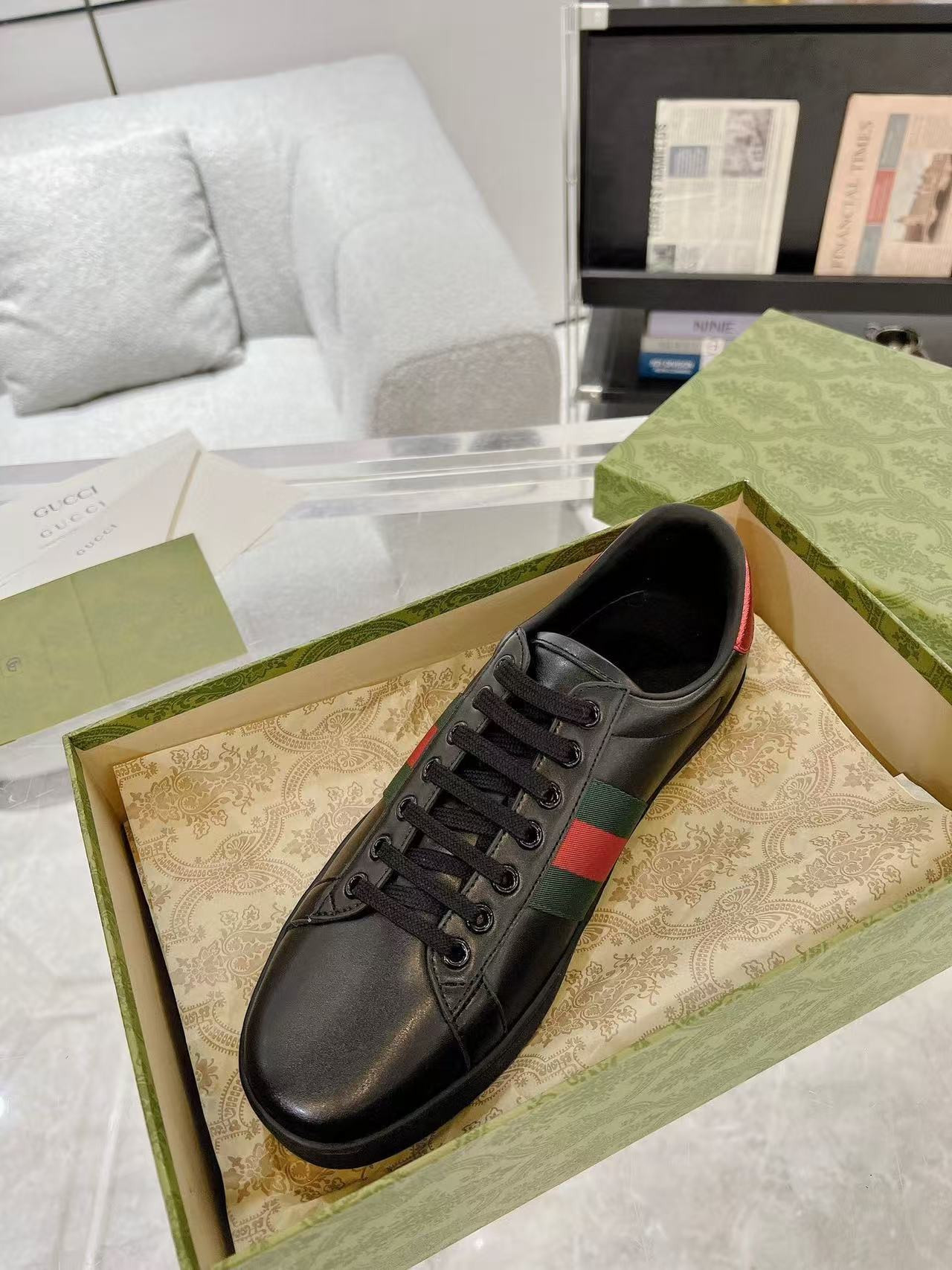 UA Gucci Ace Sneaker Black