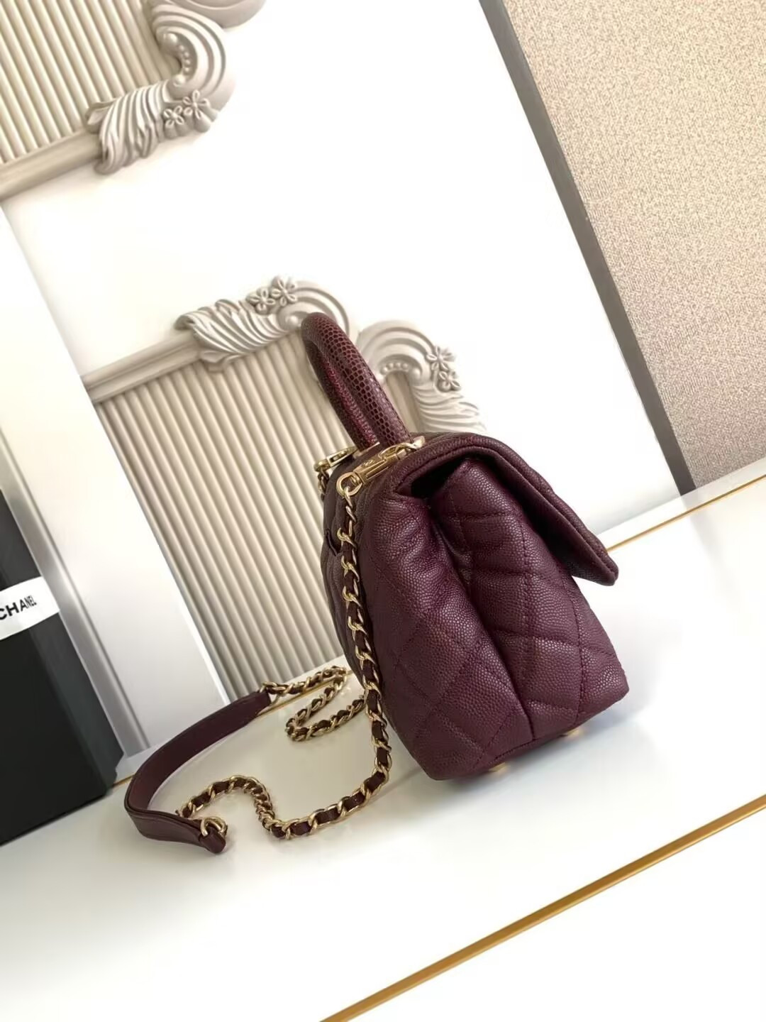 CHANEL mini coco handle 13x19x9cm