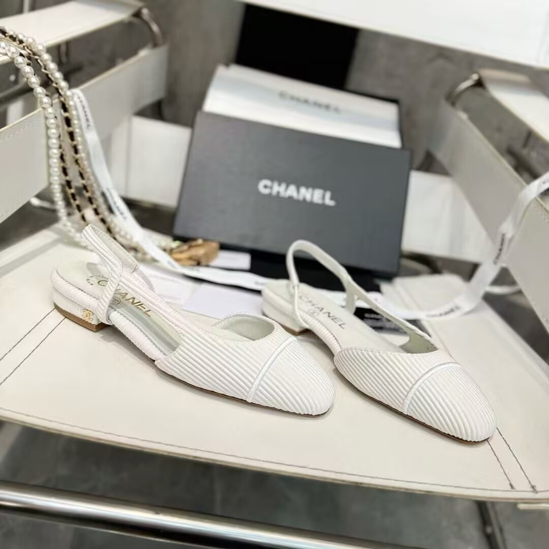 UA CHANEL SLINGBACKS FLAT