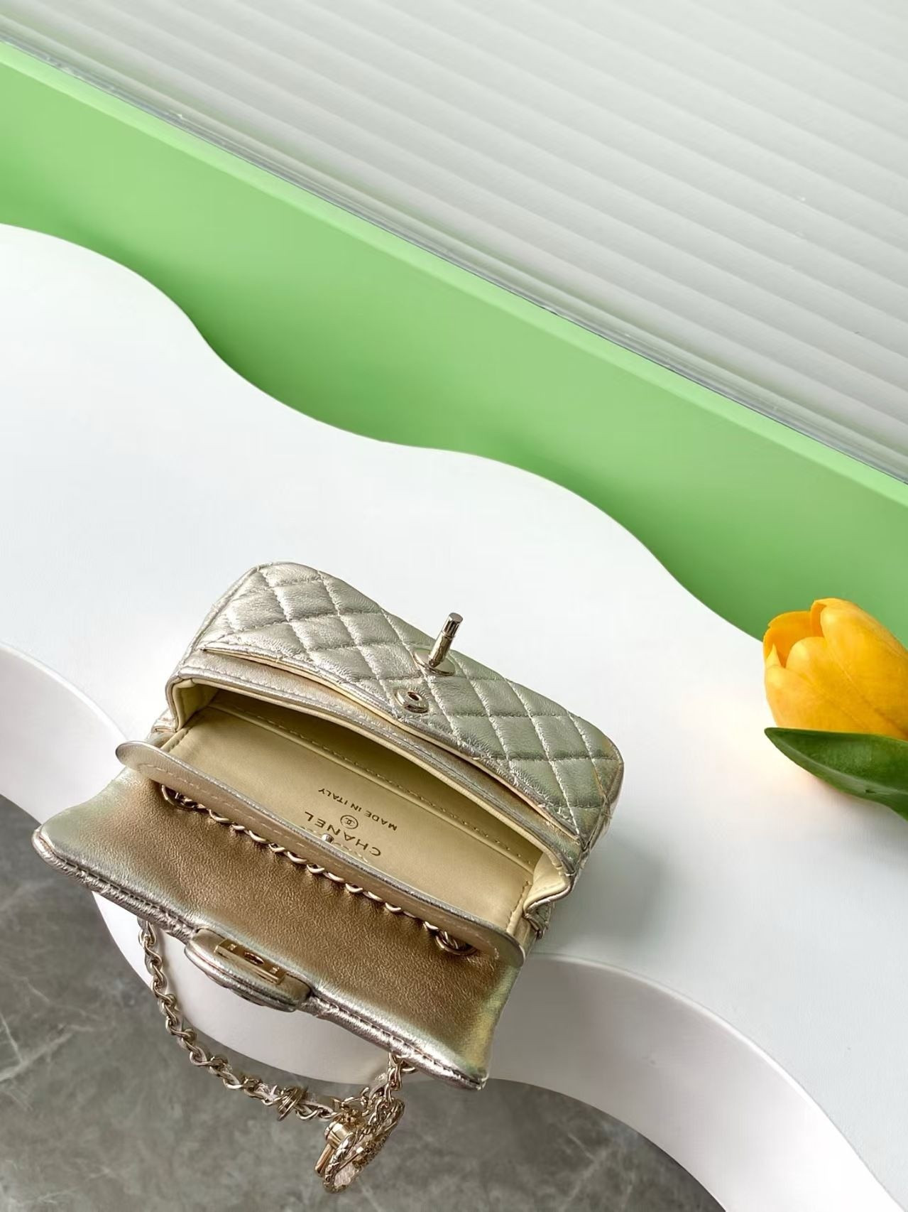 Chanel Classic Mini Bag with Hook 8x12.5x5cm