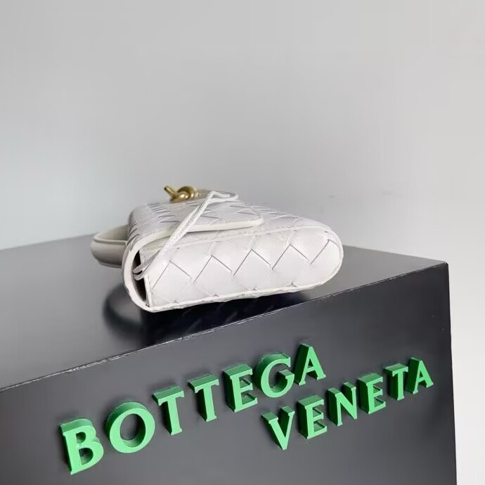 BOTTEGA VENETA Long Clutch Andiamo With Handle Fondant 31x13x3cm