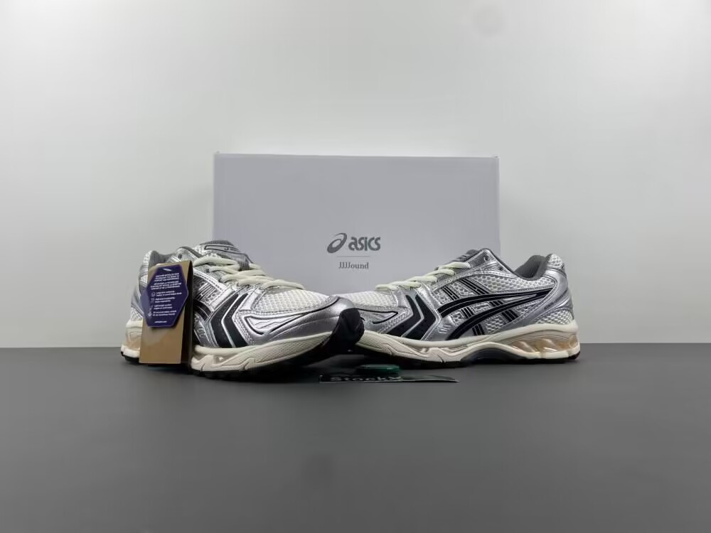 UA ASICS Gel-Kayano 14 JJJJound Silver Black