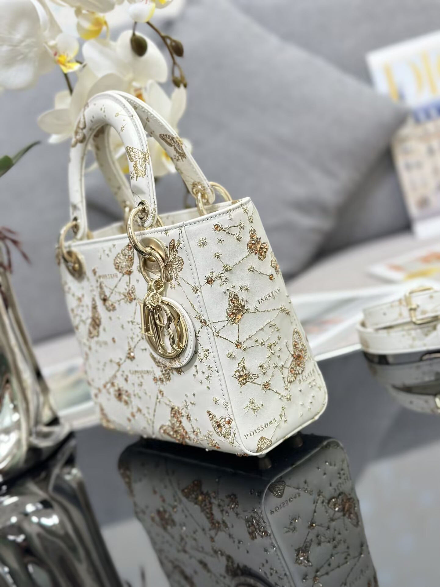 Lady Dior Bag 20 x 16.5 x 8cm (High-end Version)