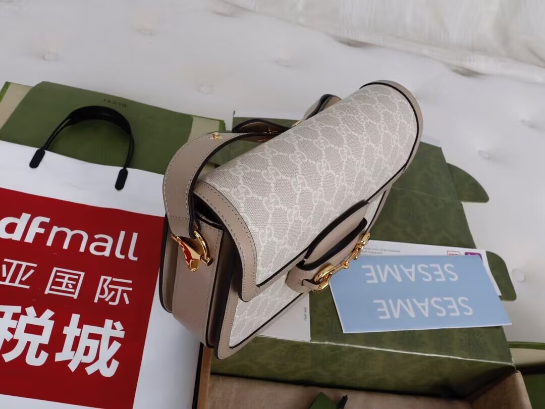 GUCCI HORSEBIT 1955 SHOULDER BAG 25x18x8cm