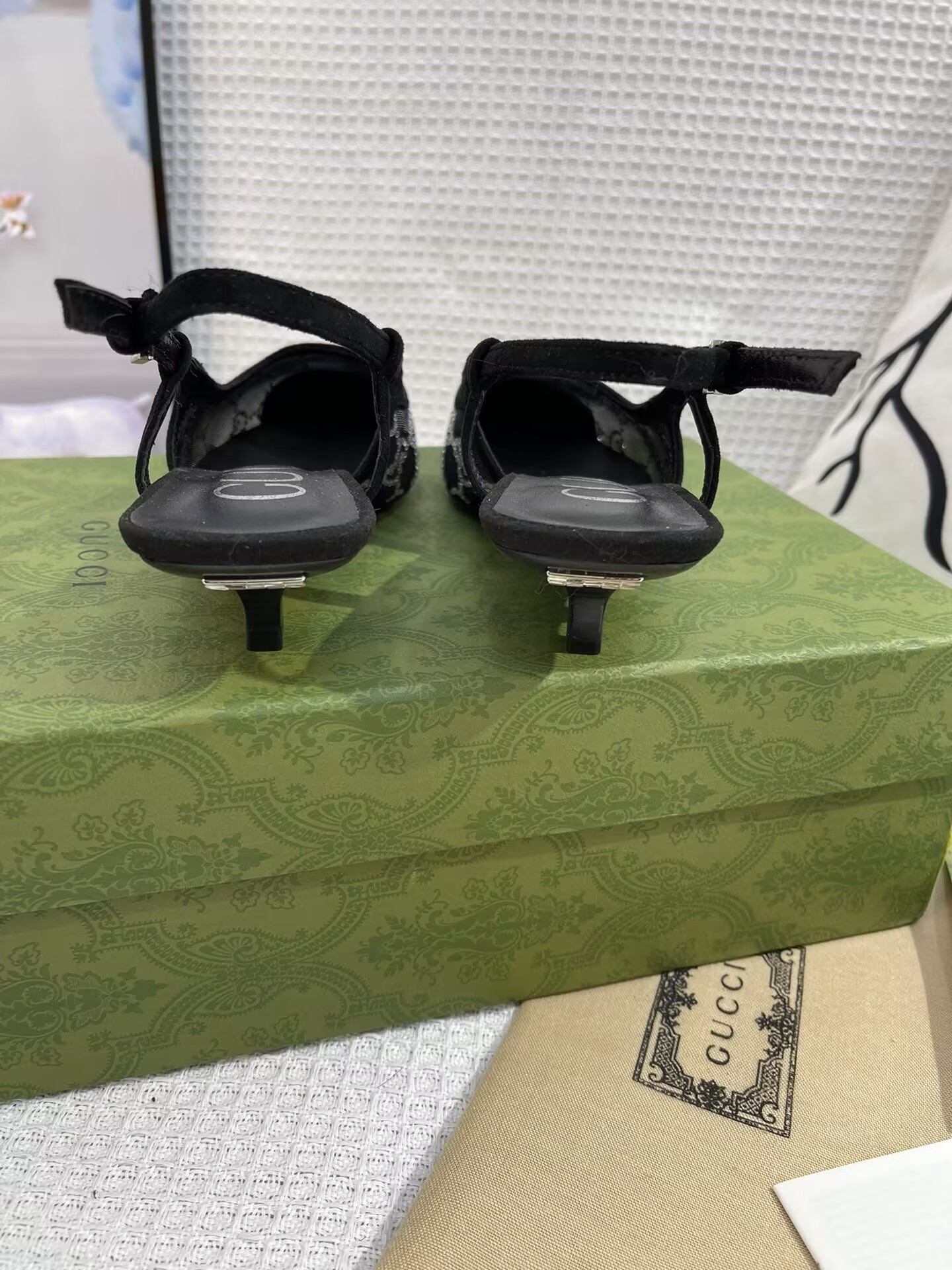 UA GUCCI GG Slingback