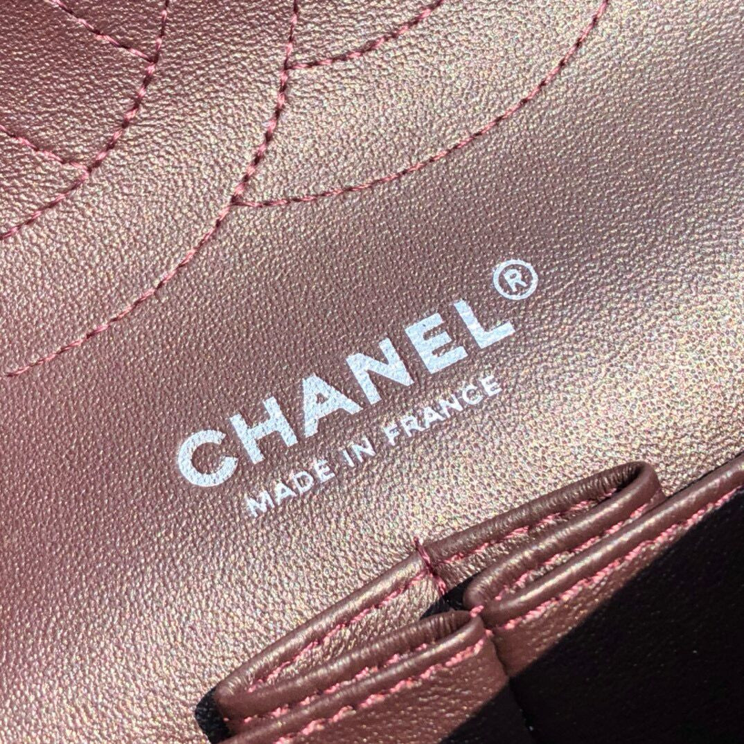 Chanel Classic Flap Jumbo 30cm CF black Silver 7.6 × 11.7 × 3.9 in