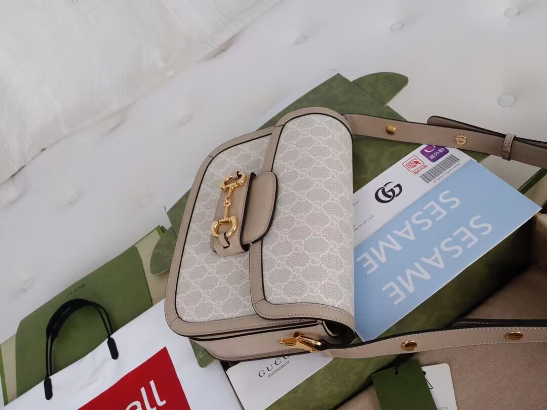 GUCCI HORSEBIT 1955 SHOULDER BAG 25x18x8cm