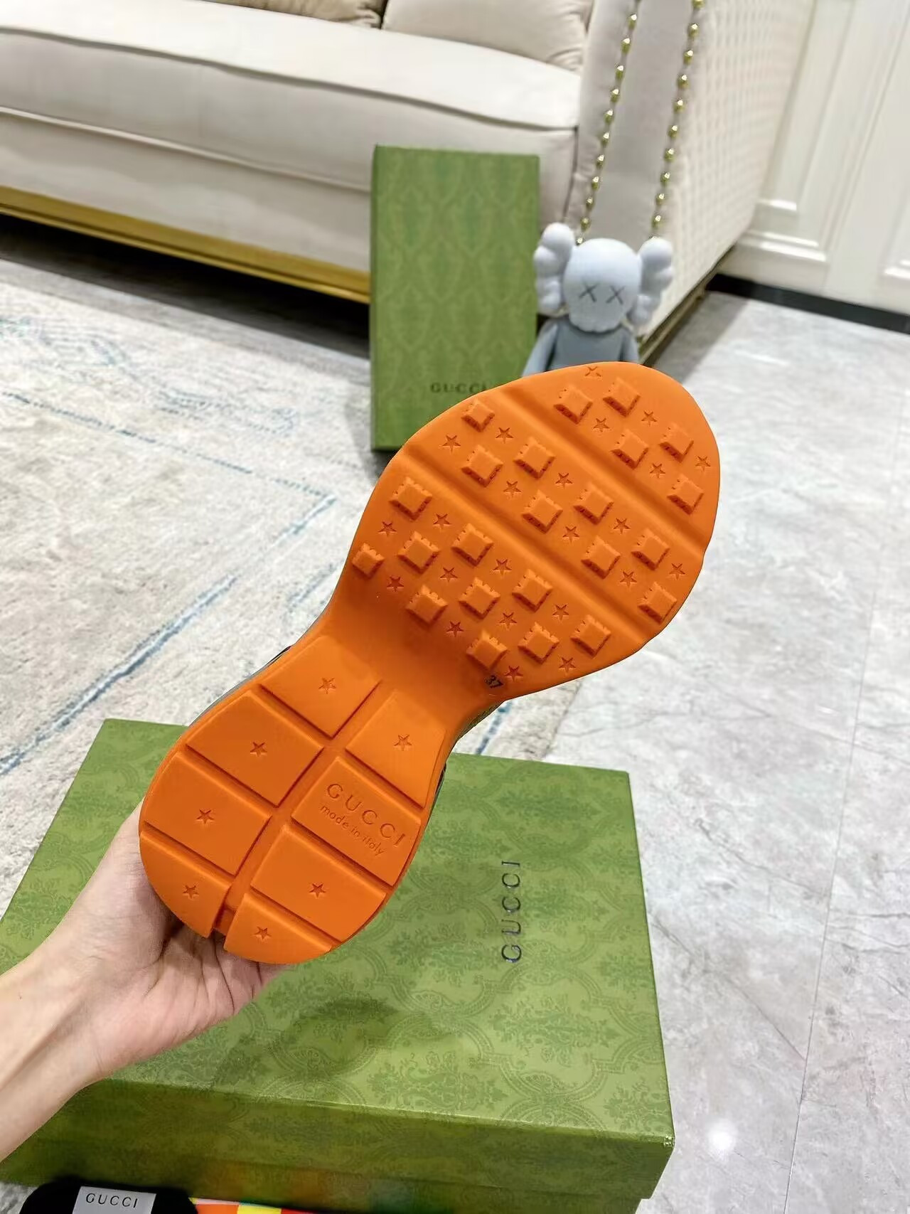 UA GUCCI GG Rhyton Sneaker