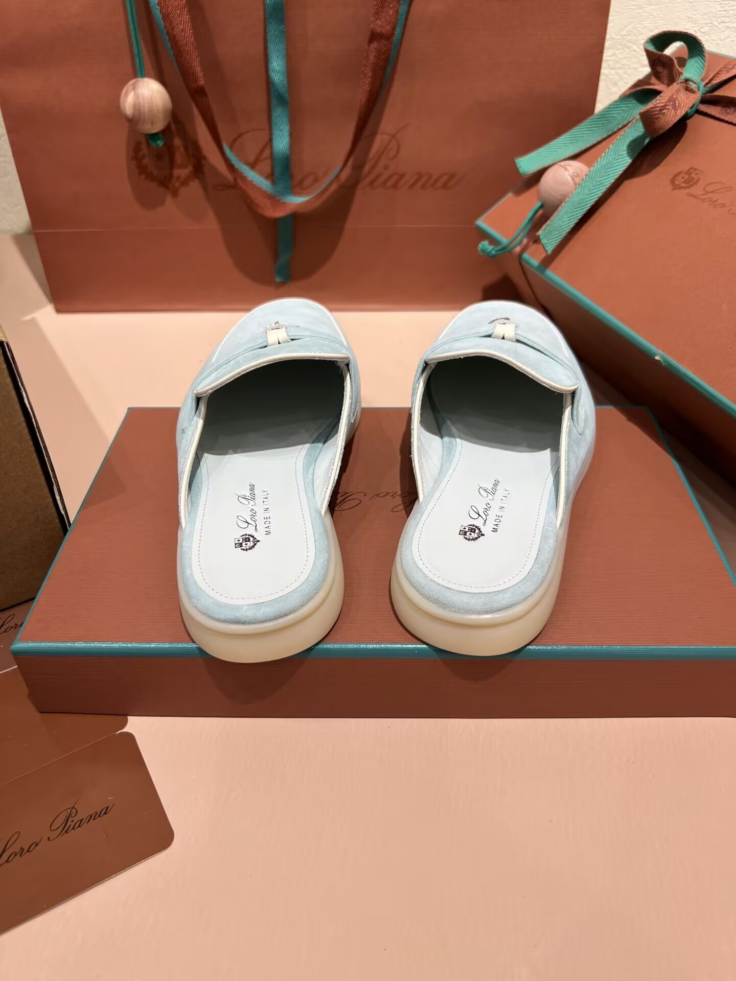 UA Loro Piana Babouche Charms Walk Loafers