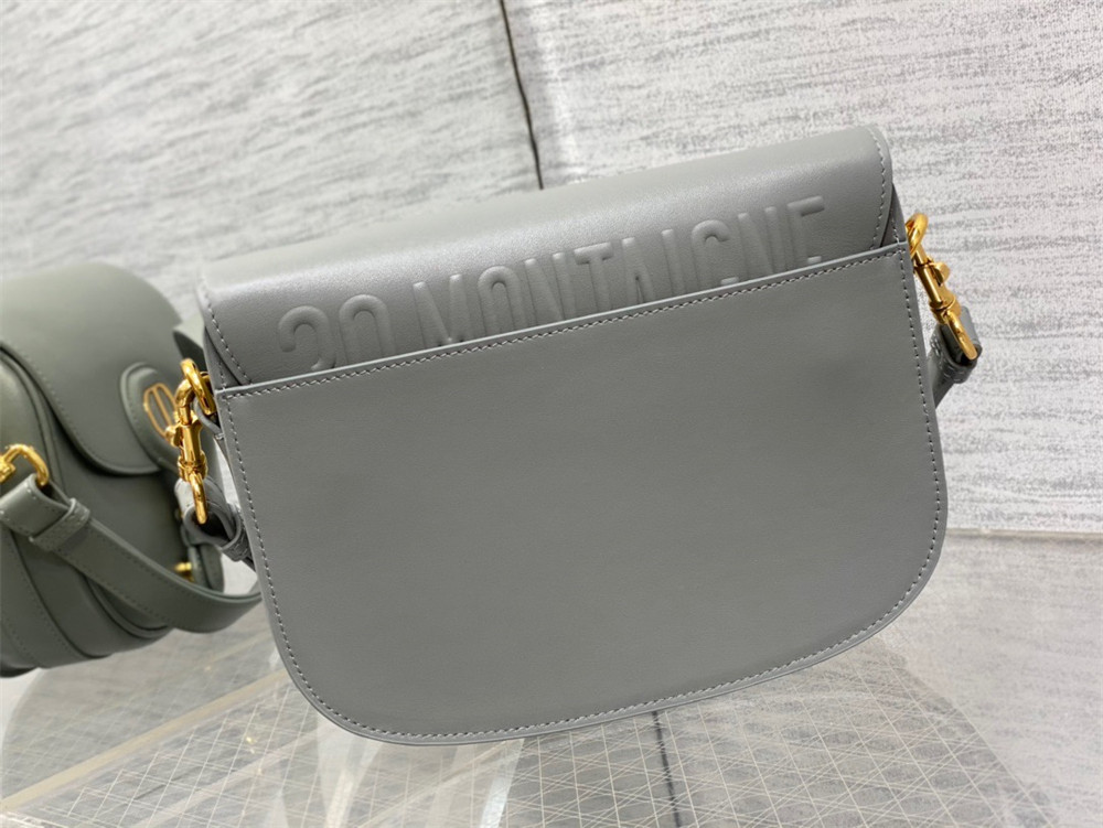 MEDIUM DIOR BOBBY BAG Grey Box Calfskin