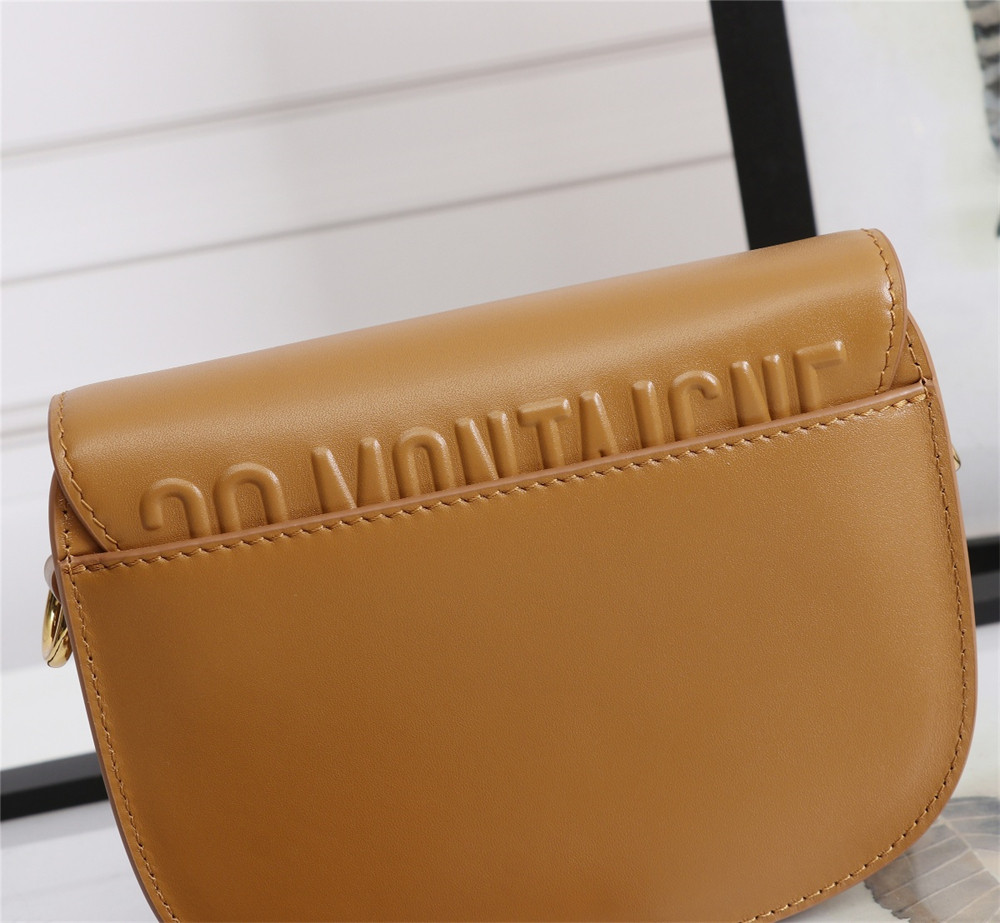 MEDIUM DIOR BOBBY BAG Camel Box Calfskin