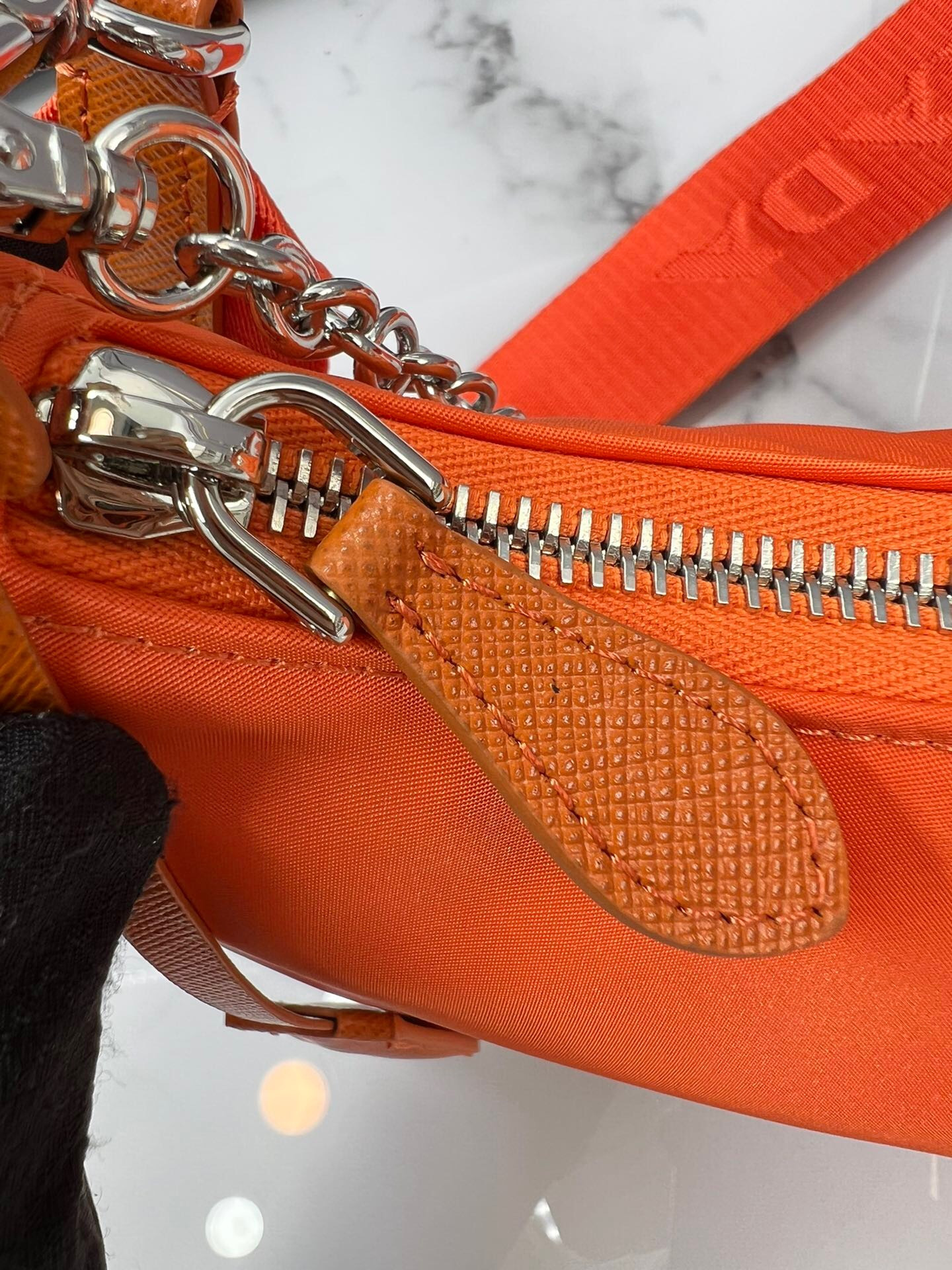 Prada Re-Edition 2005 Re-Nylon bag Orange