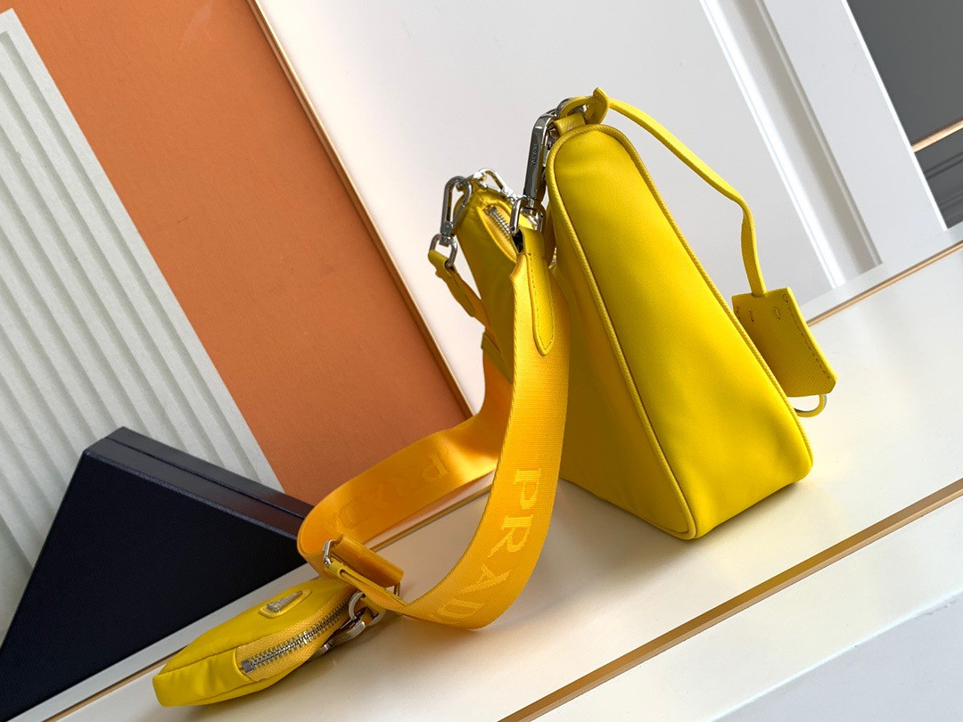 Prada Re-Edition 2005 Re-Nylon bag Yellow