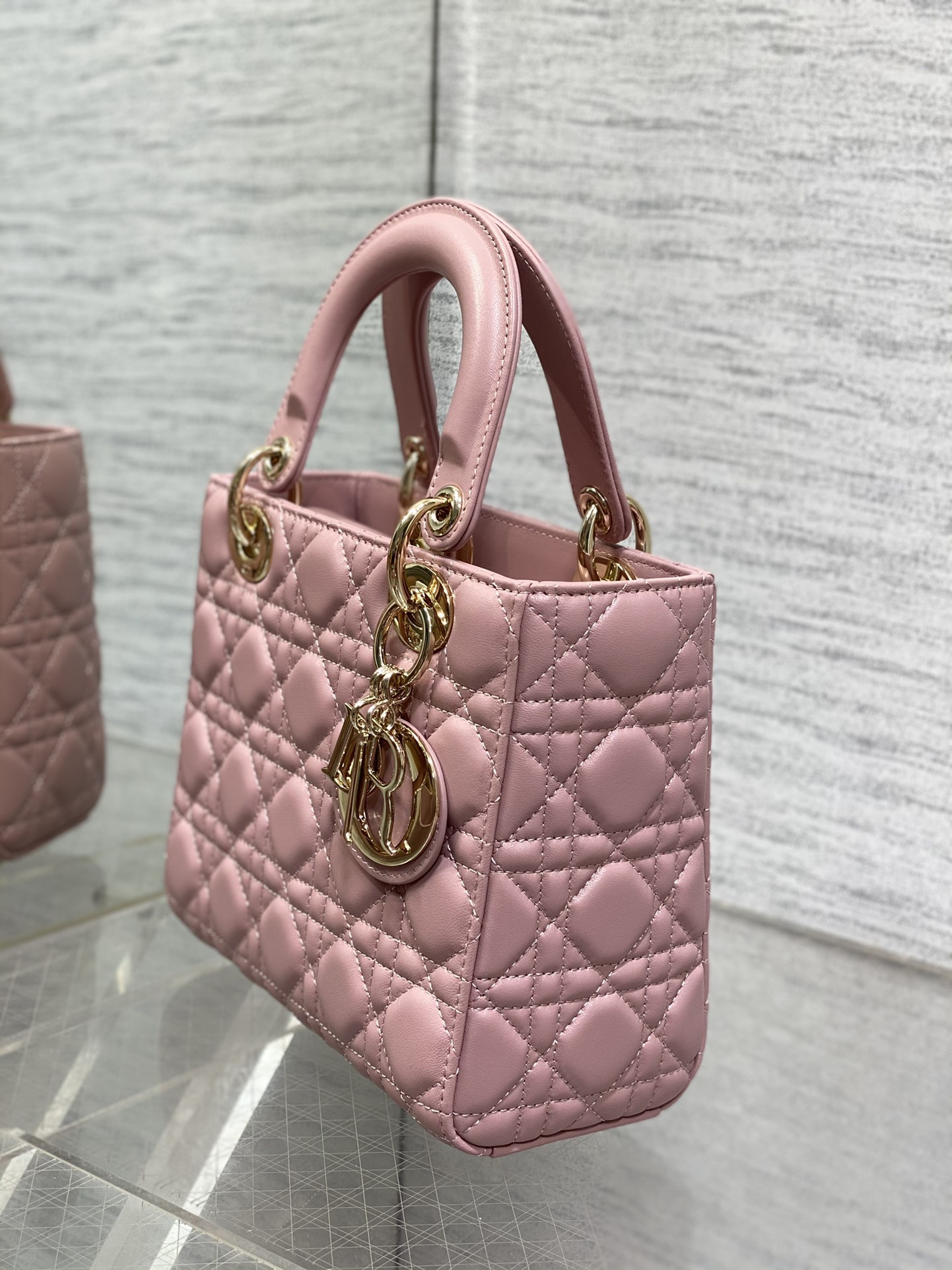 Small Lady Dior My ABCDior Bag 8 x 6.5 x 3 inches