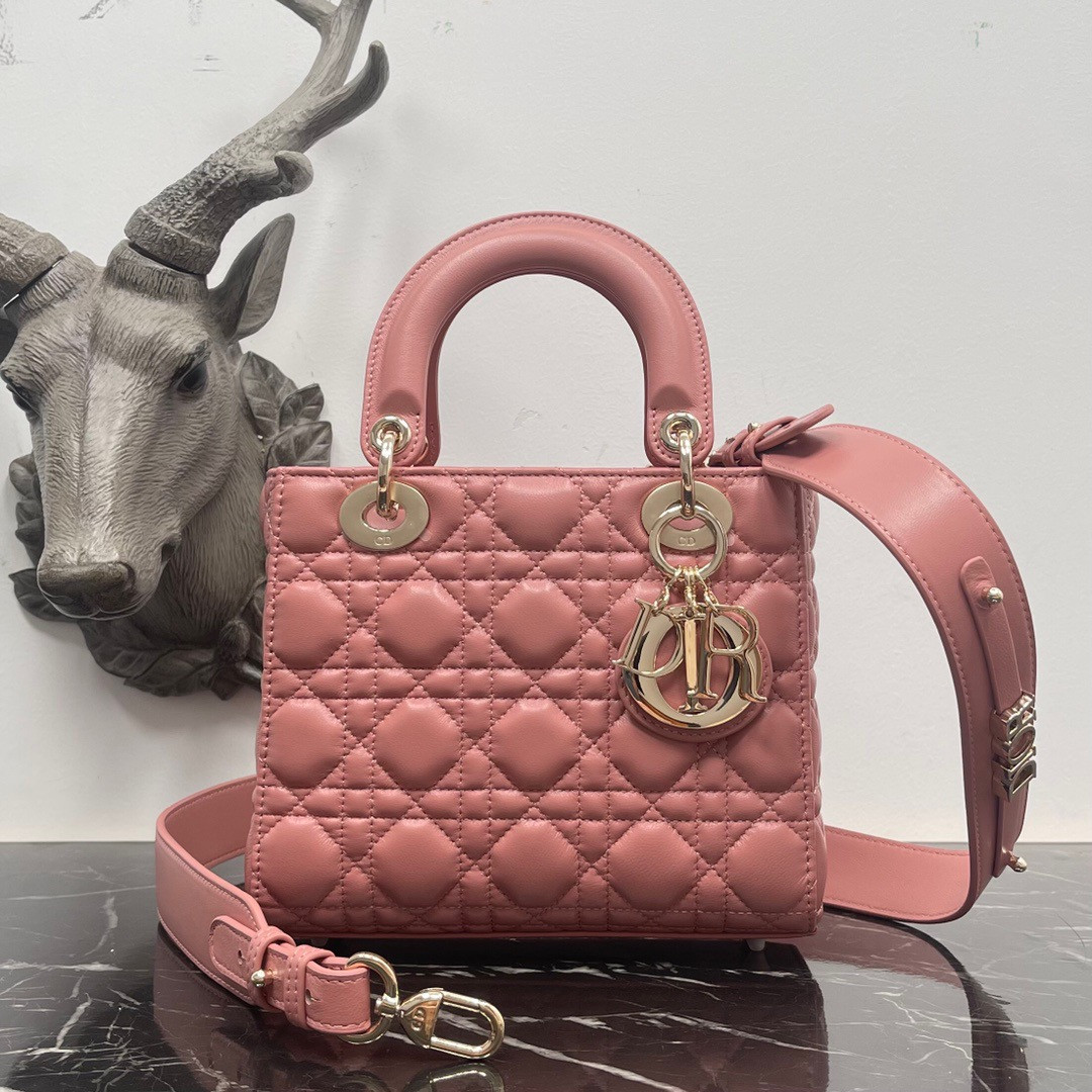 Small Lady Dior My ABCDior Bag 8 x 6.5 x 3 inches