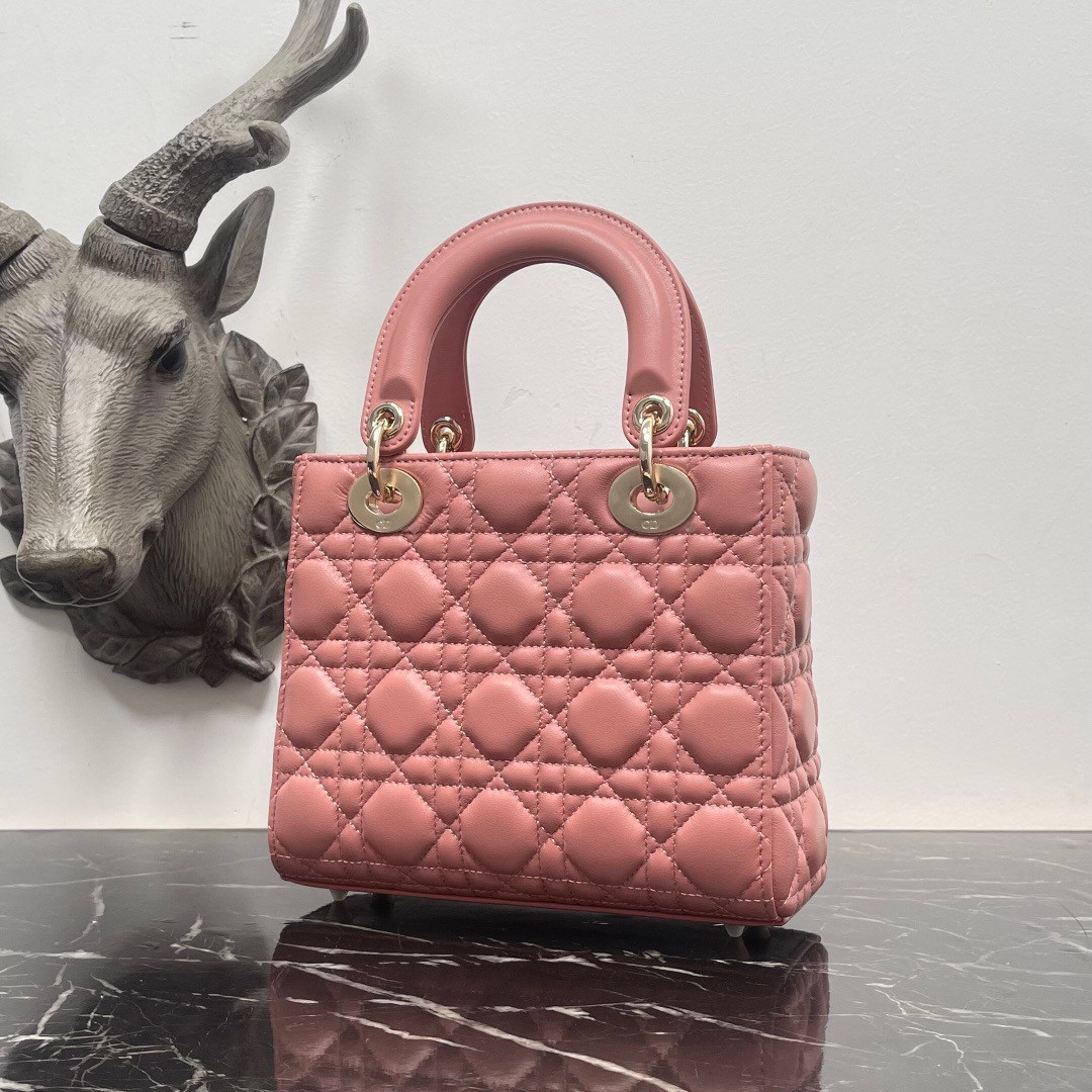 Small Lady Dior My ABCDior Bag 8 x 6.5 x 3 inches