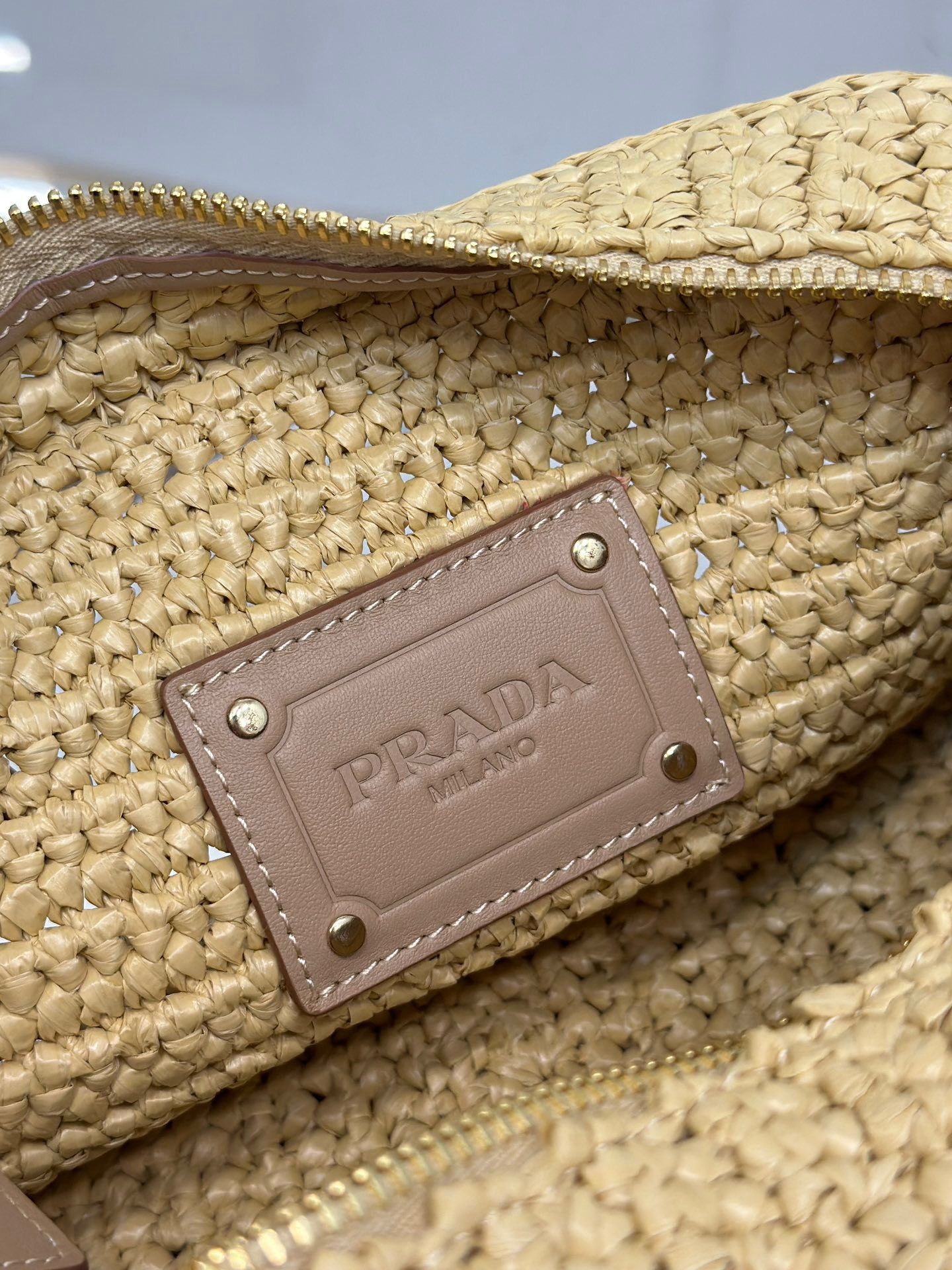 Prada Crochet Prada Brique bag Color Natural
