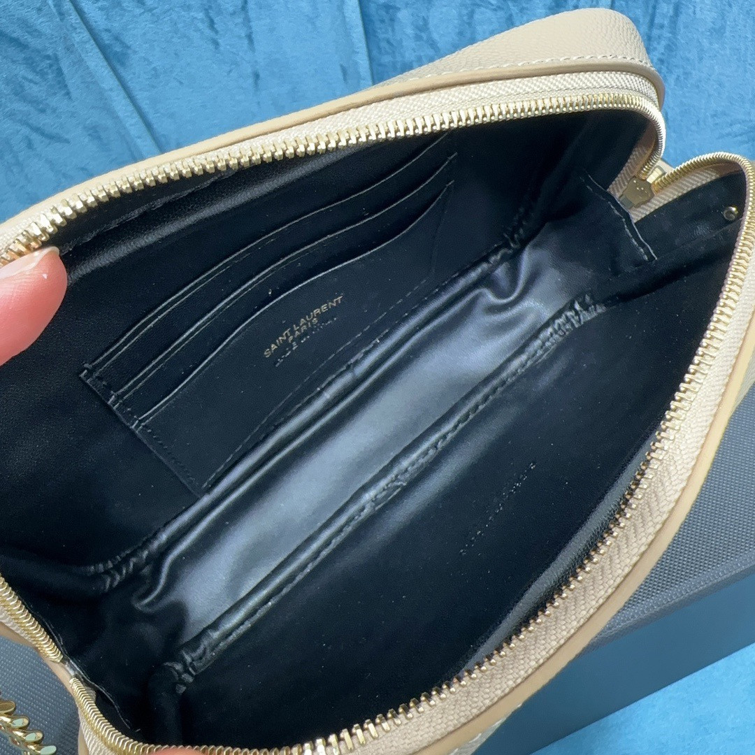 YSL MINI LOU IN QUILTED LEATHER 7.5 X 4.1 X 2 INCHES