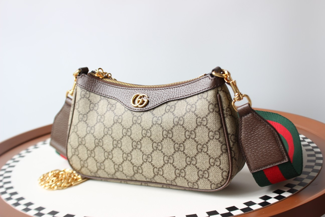 GUCCI OPHIDIA SMALL SHOULDER BAG 25x15.5x6cm