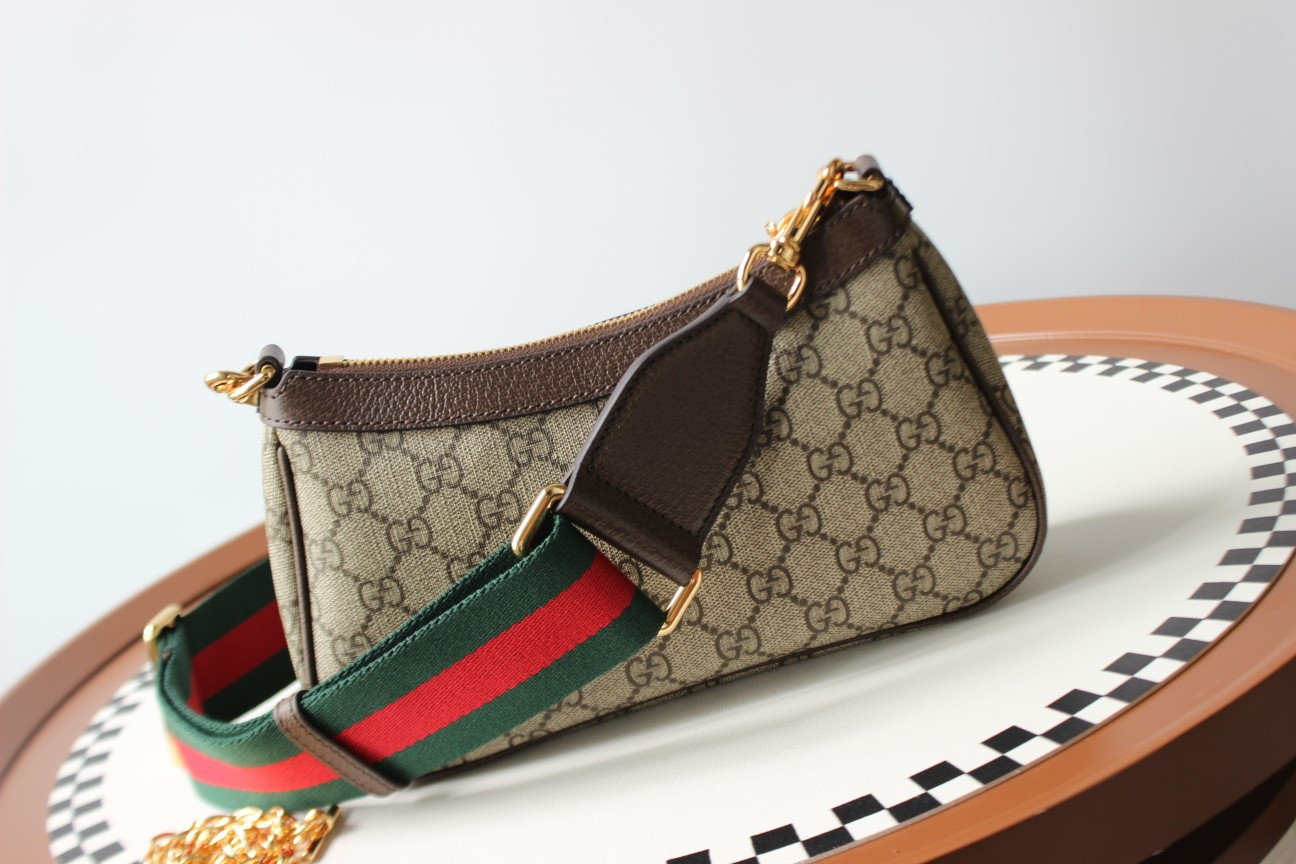 GUCCI OPHIDIA SMALL SHOULDER BAG 25x15.5x6cm