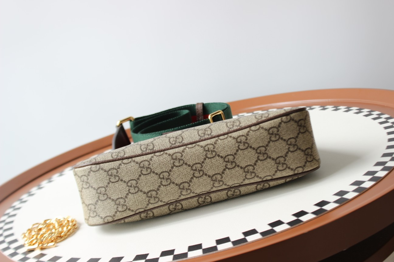 GUCCI OPHIDIA SMALL SHOULDER BAG 25x15.5x6cm