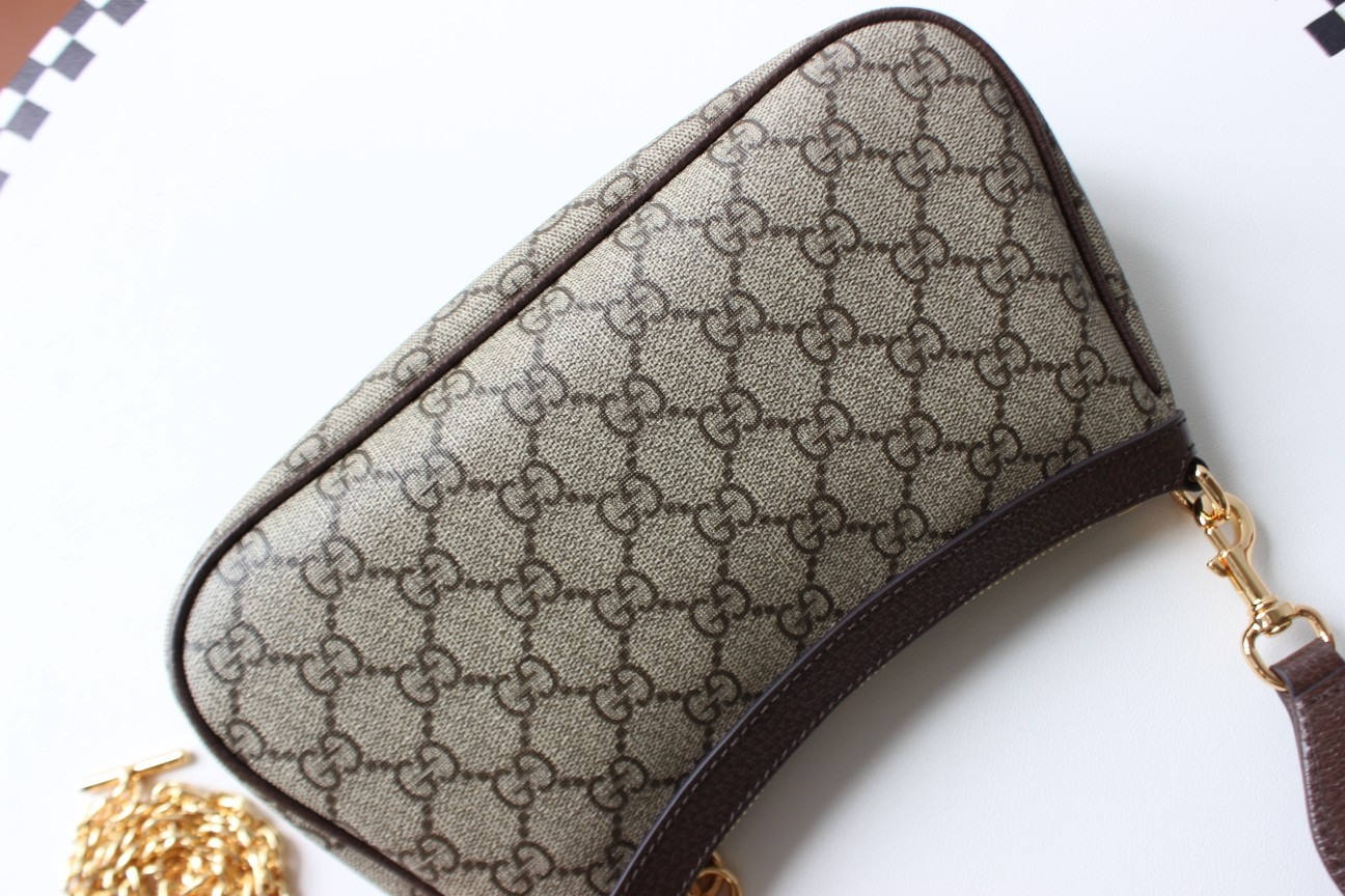 GUCCI OPHIDIA SMALL SHOULDER BAG 25x15.5x6cm