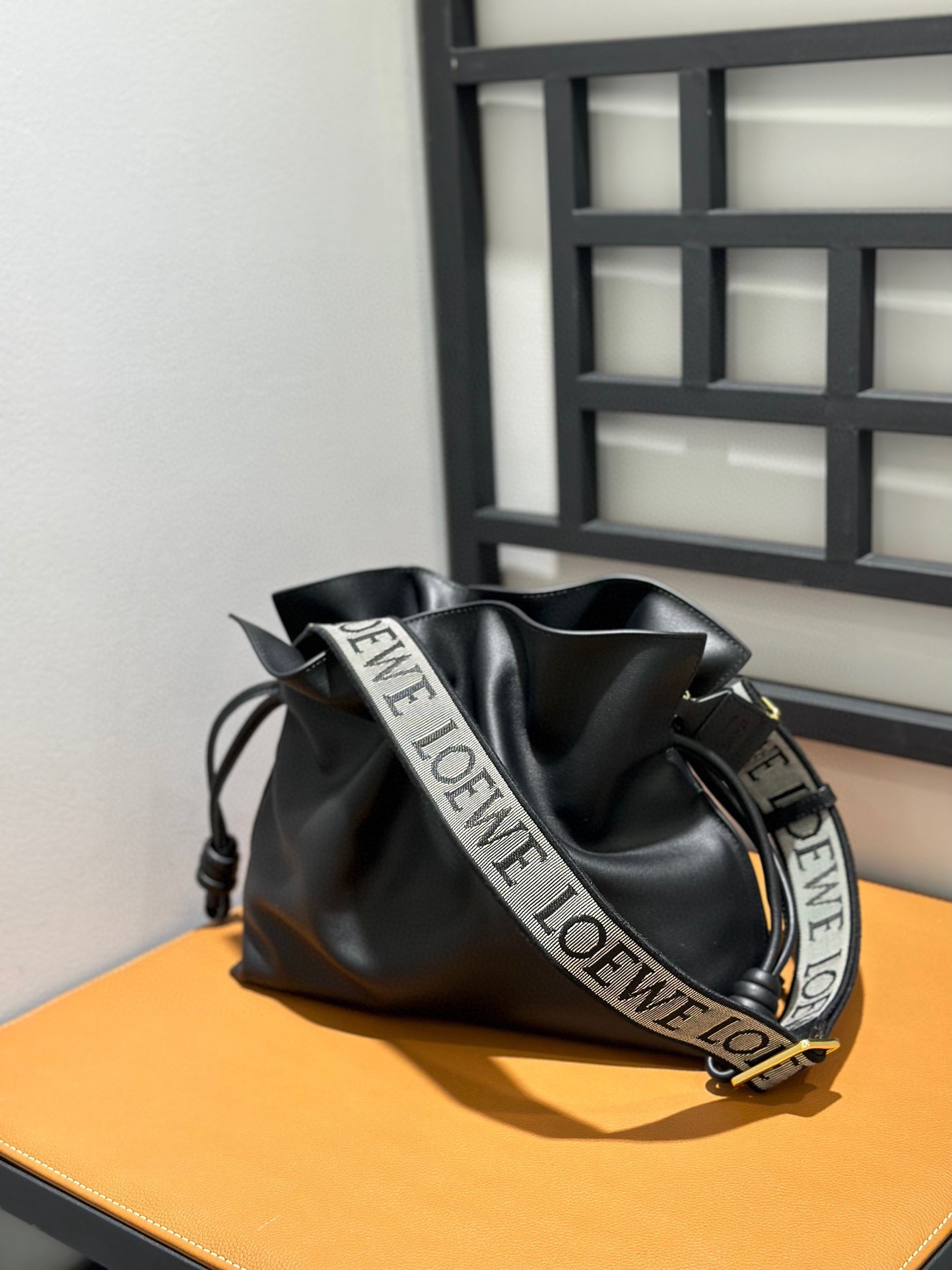 LOEWE Medium Flamenco clutch in nappa calfskin 30x24.5x10.5cm