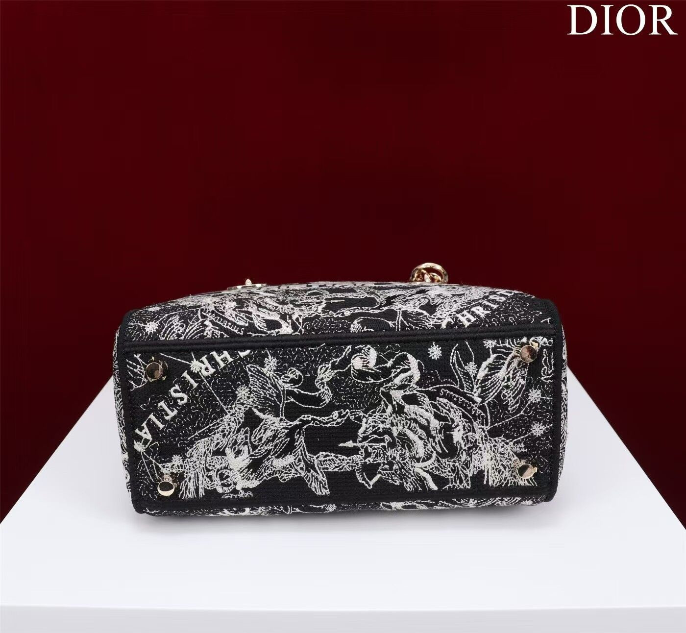 MEDIUM DIOR LADY D-LITE BAG 24 x 20 x 11 cm
