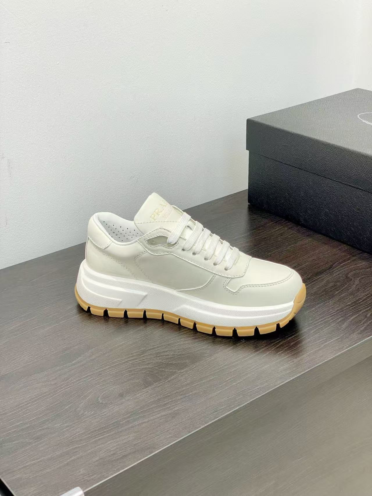 UA Prada Prax 01 leather sneakers