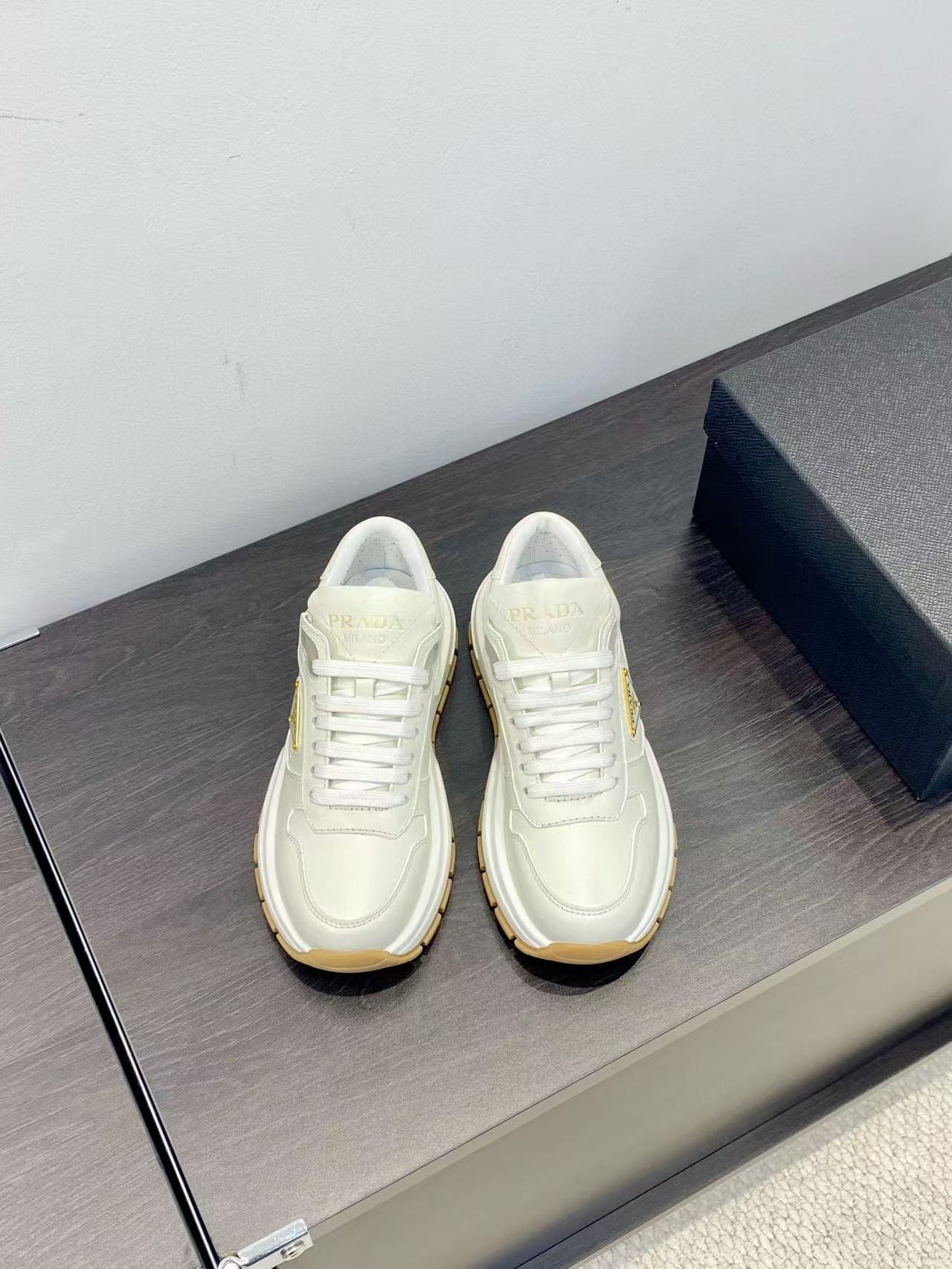 UA Prada Prax 01 leather sneakers